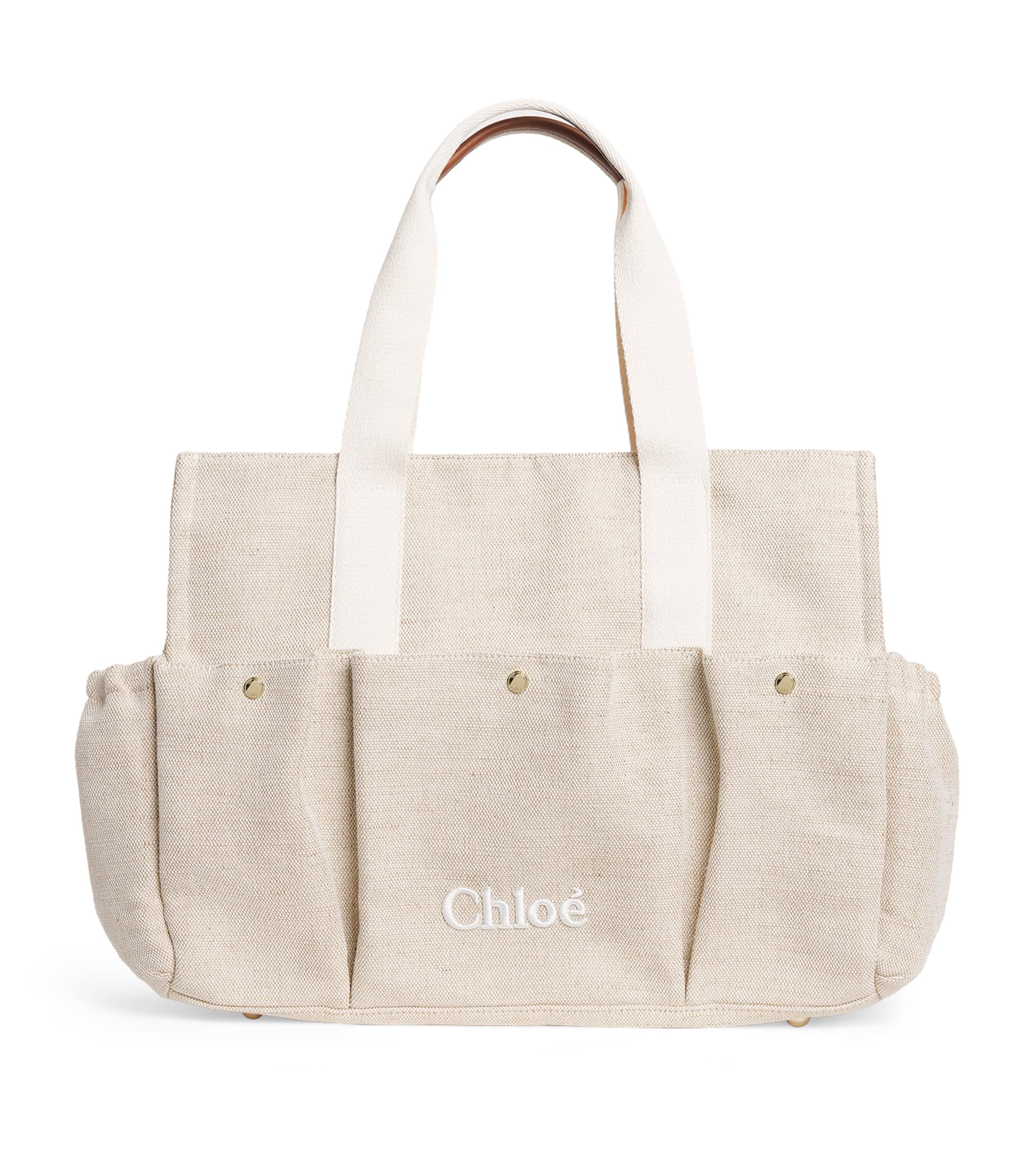 Canvas Logo Changing Bag