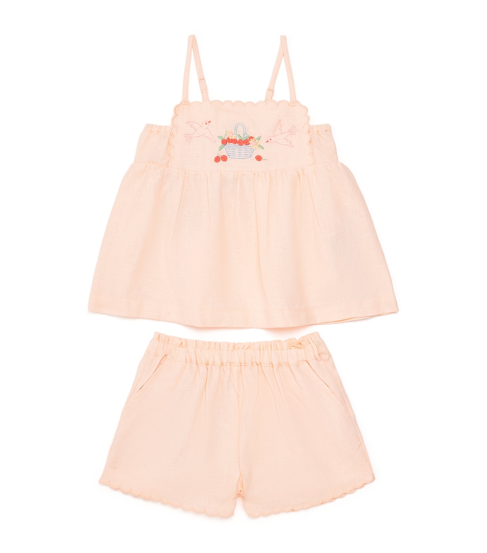 Linen-Blend Hinata Dress and Shorts Set (6-36 Months)