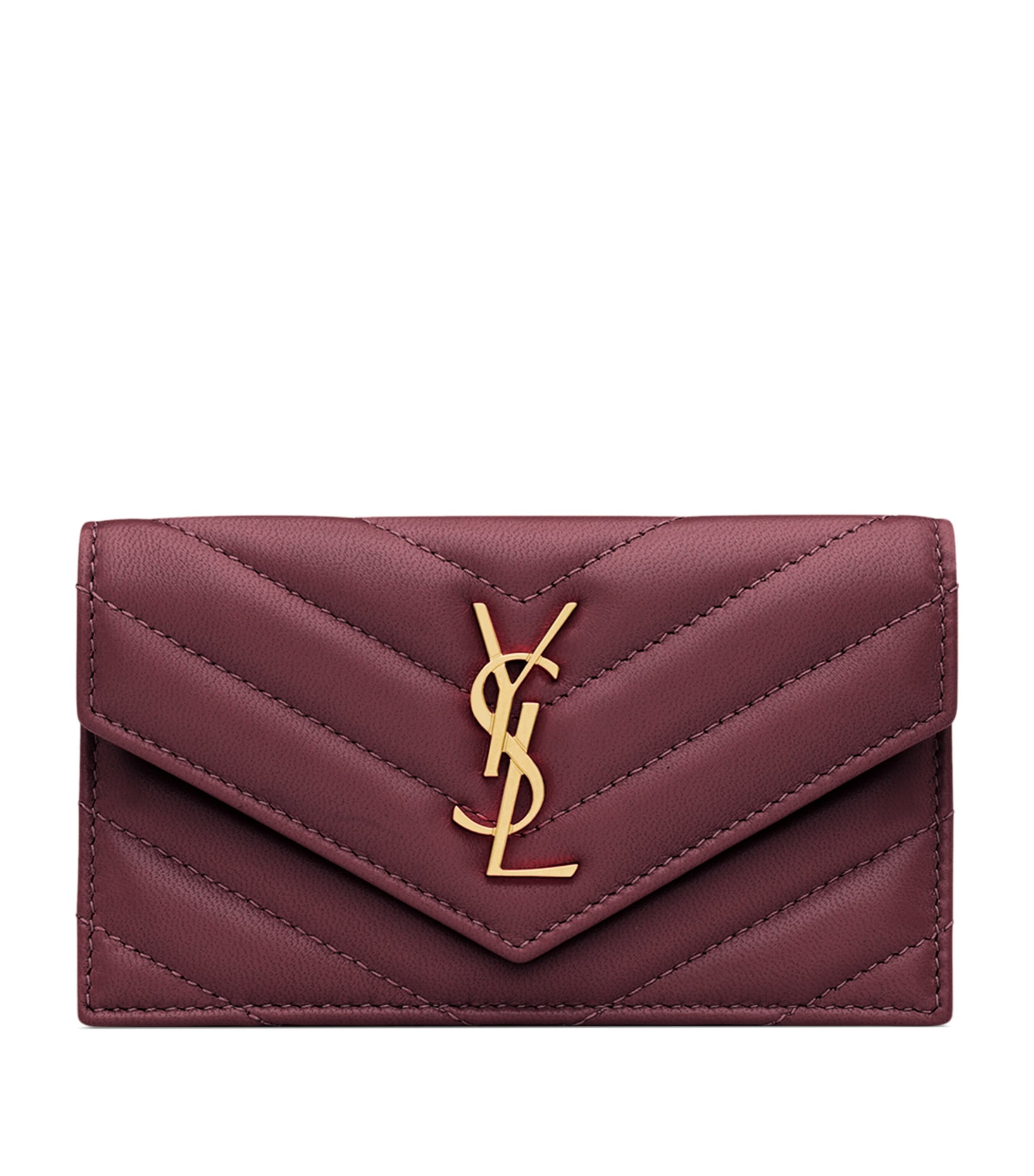 【SAINT LAURENT】SMALL ENVELOPE WALLET IN MIXED MATELASSE CASSANDRE MATELASSÉ SMALL ENVELOPE WALLET IN LAMBSKIN