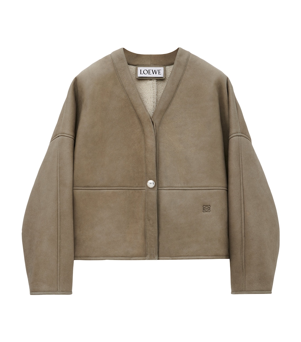 Shearling Cardigan