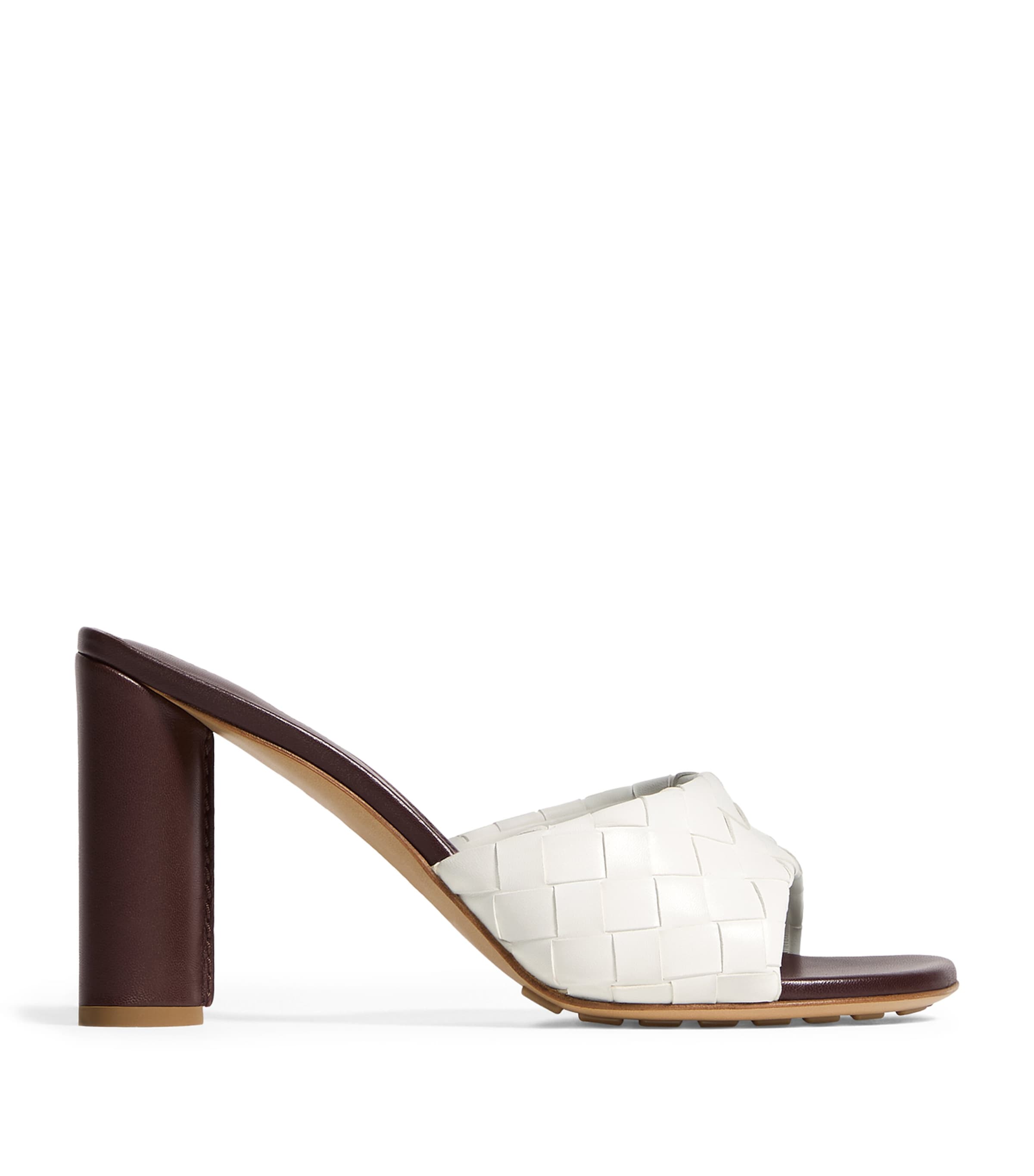 Bottega Veneta Lambskin Livia Heeled Mules 90