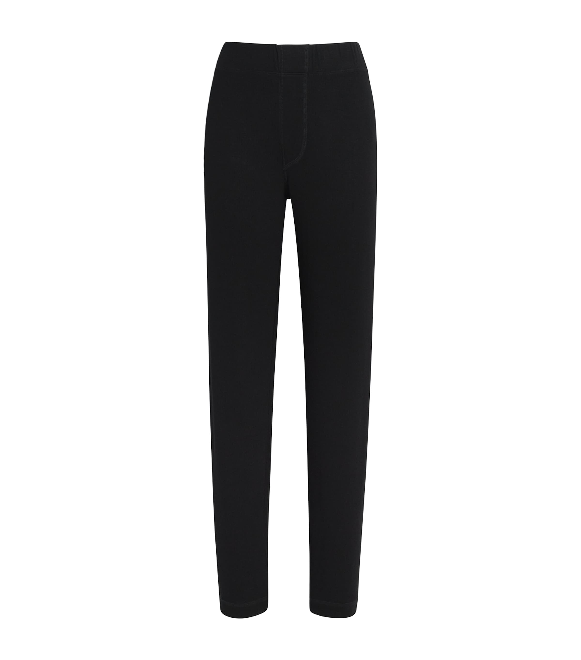 Cotton-Modal Ribbed Sweatpants