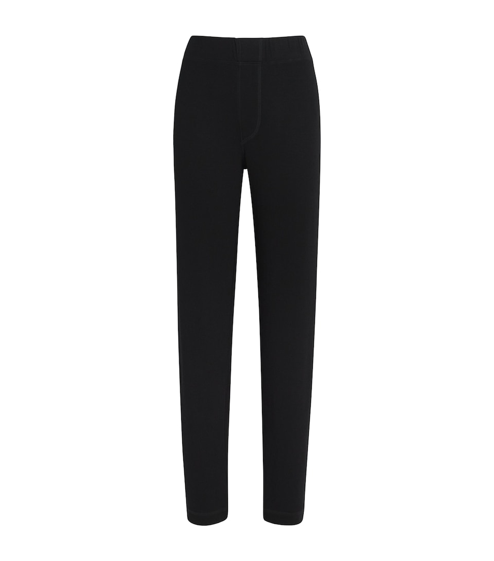 Cotton-Modal Ribbed Sweatpants