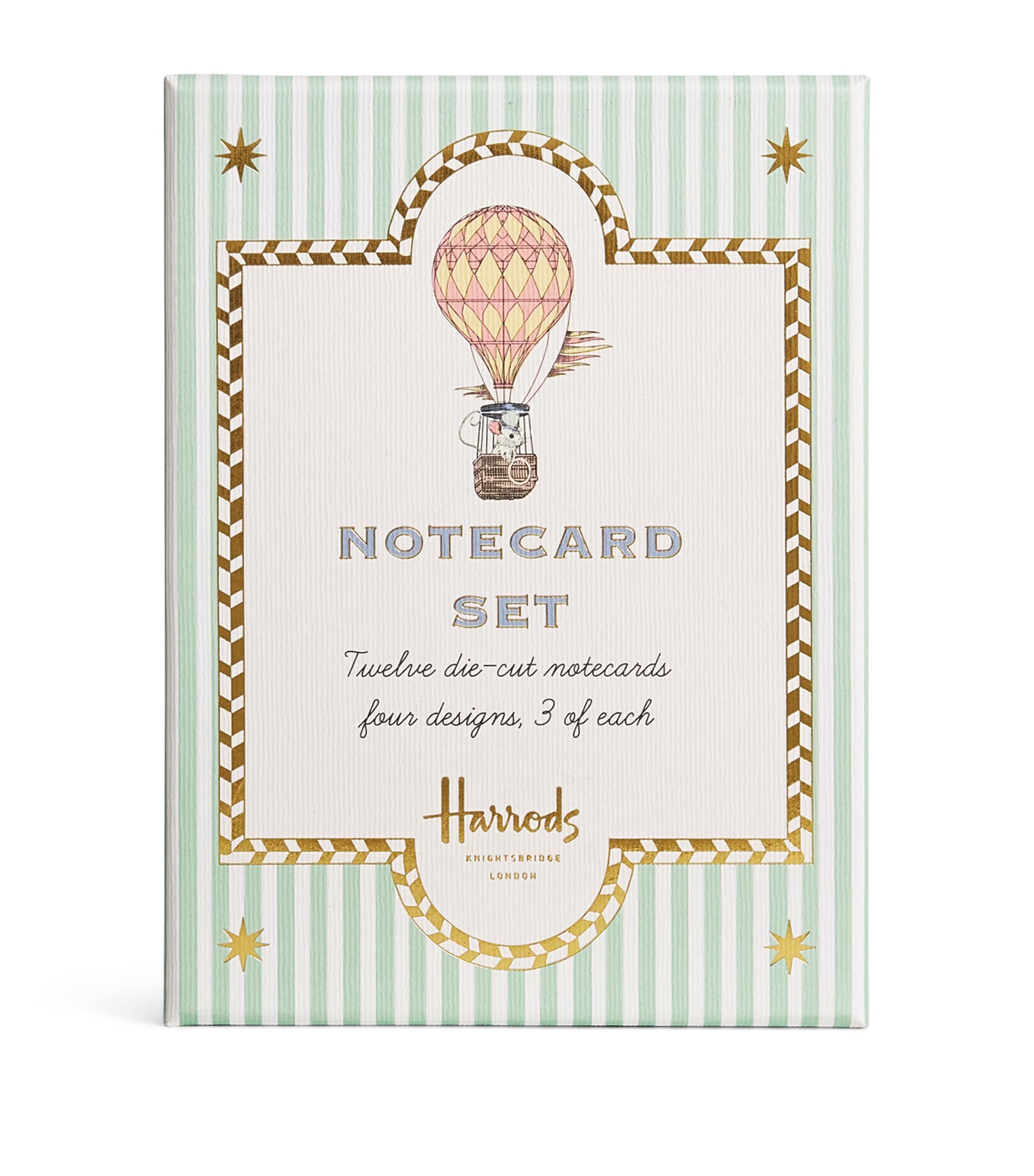 Harrods Balloon Notecards (Set of 12)
