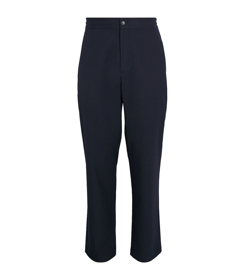 Wool-Blend Twill Trousers