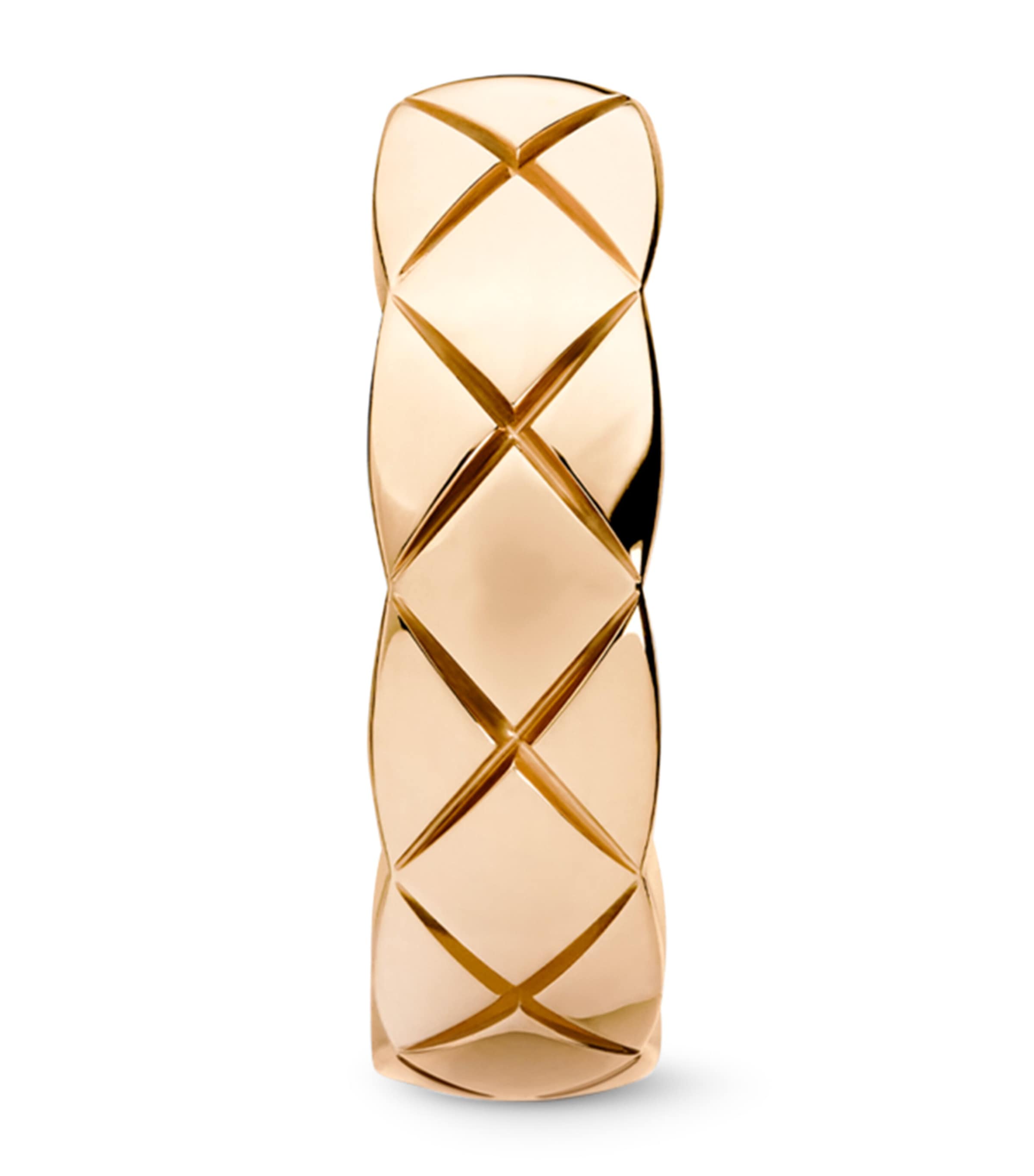 Mini Beige Gold Coco Crush Single Hoop Earring