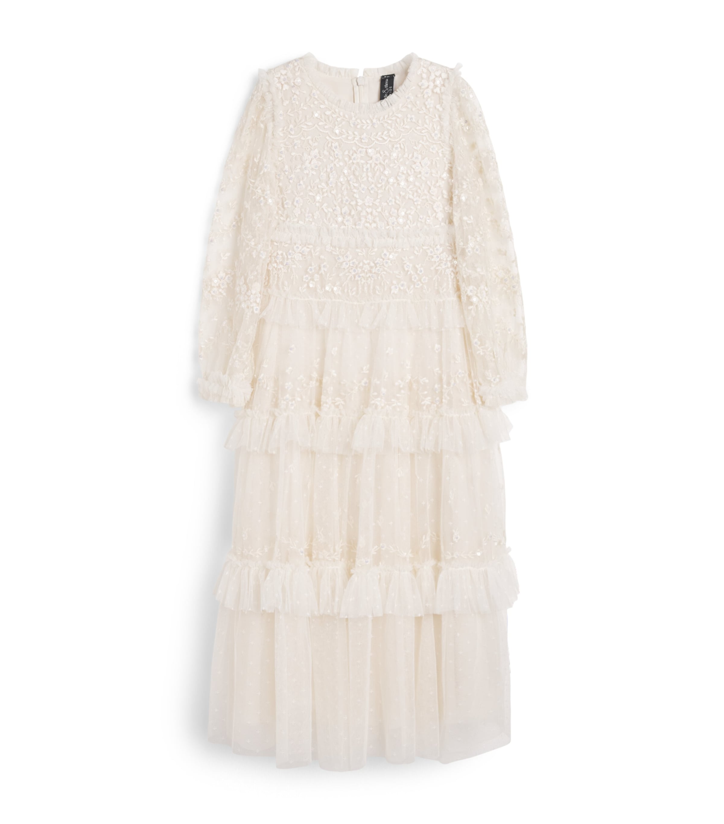 Needle & Thread Tulle Blossom Lace Dress (8-12 Years) Crmcream