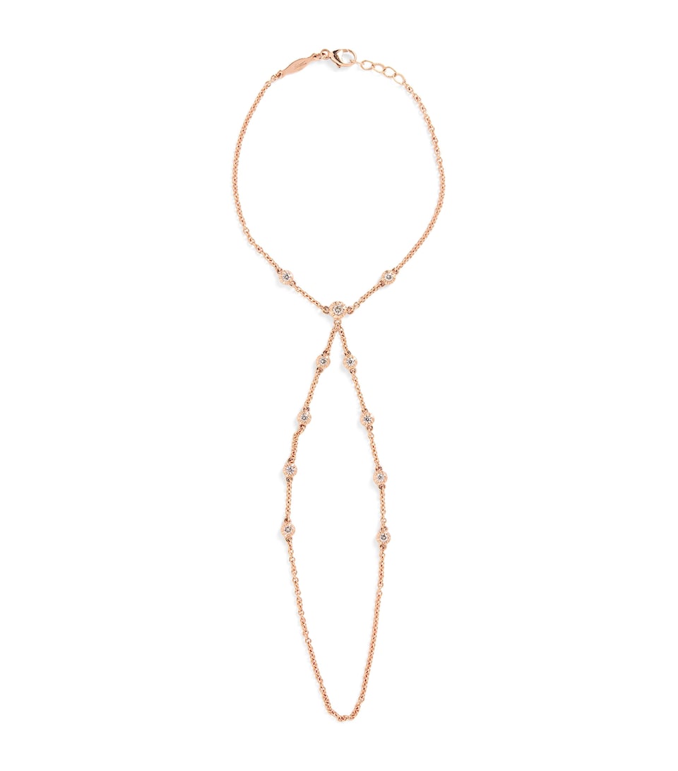Rose Gold and Diamond Sophia Hand Chain