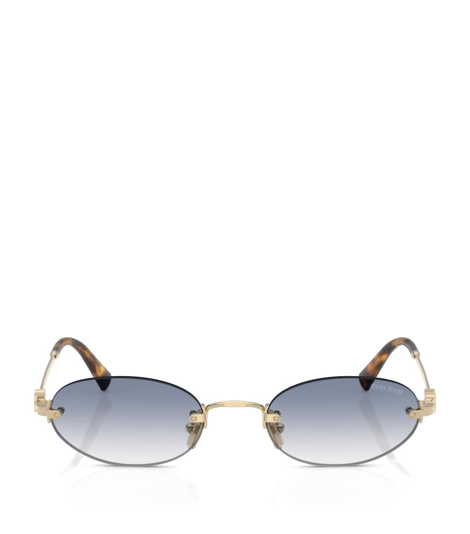 Metal Oval Sunglasses