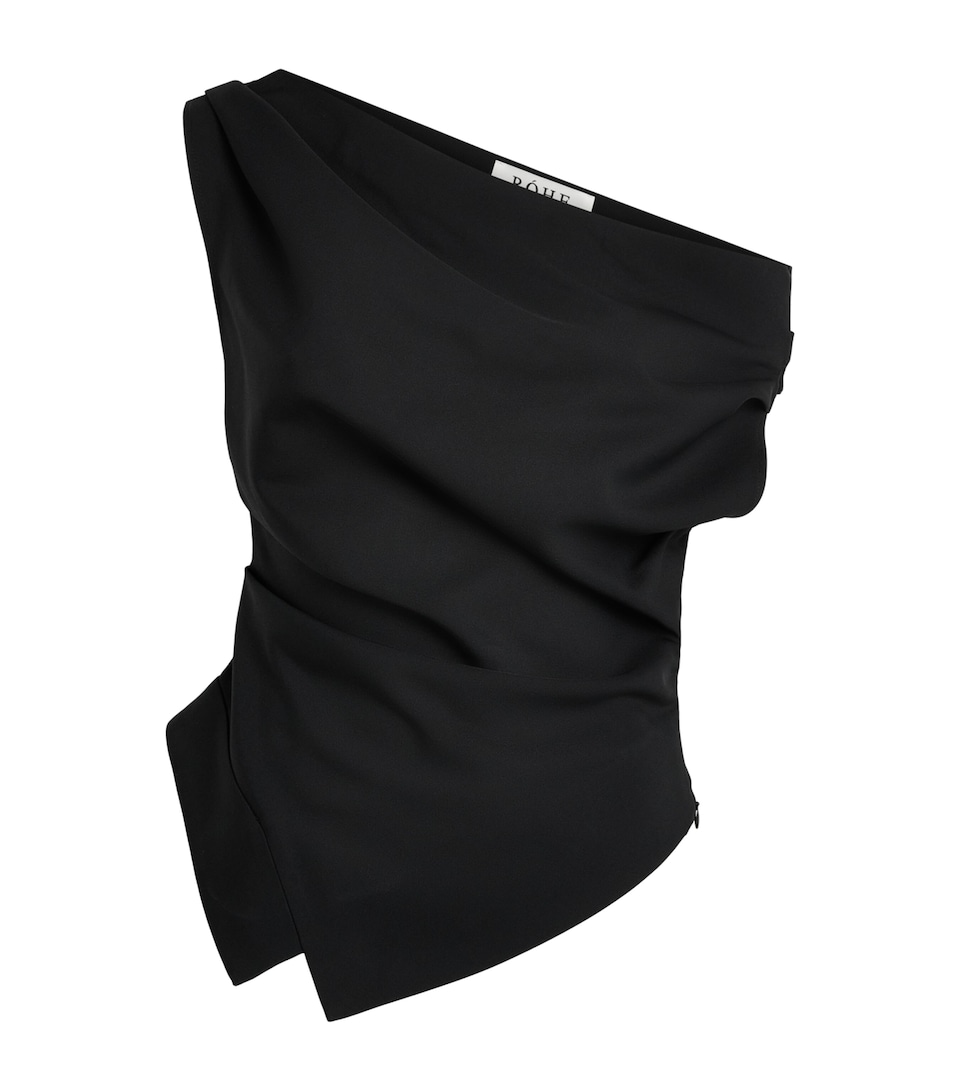 Róhe Womens Off Shoulder Top Black
