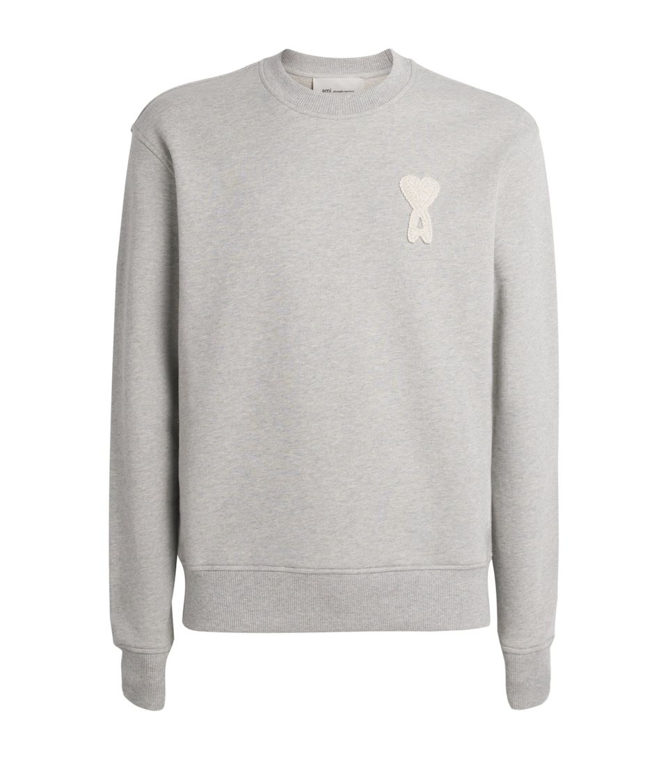 Cotton Crochet Logo Sweatshirt