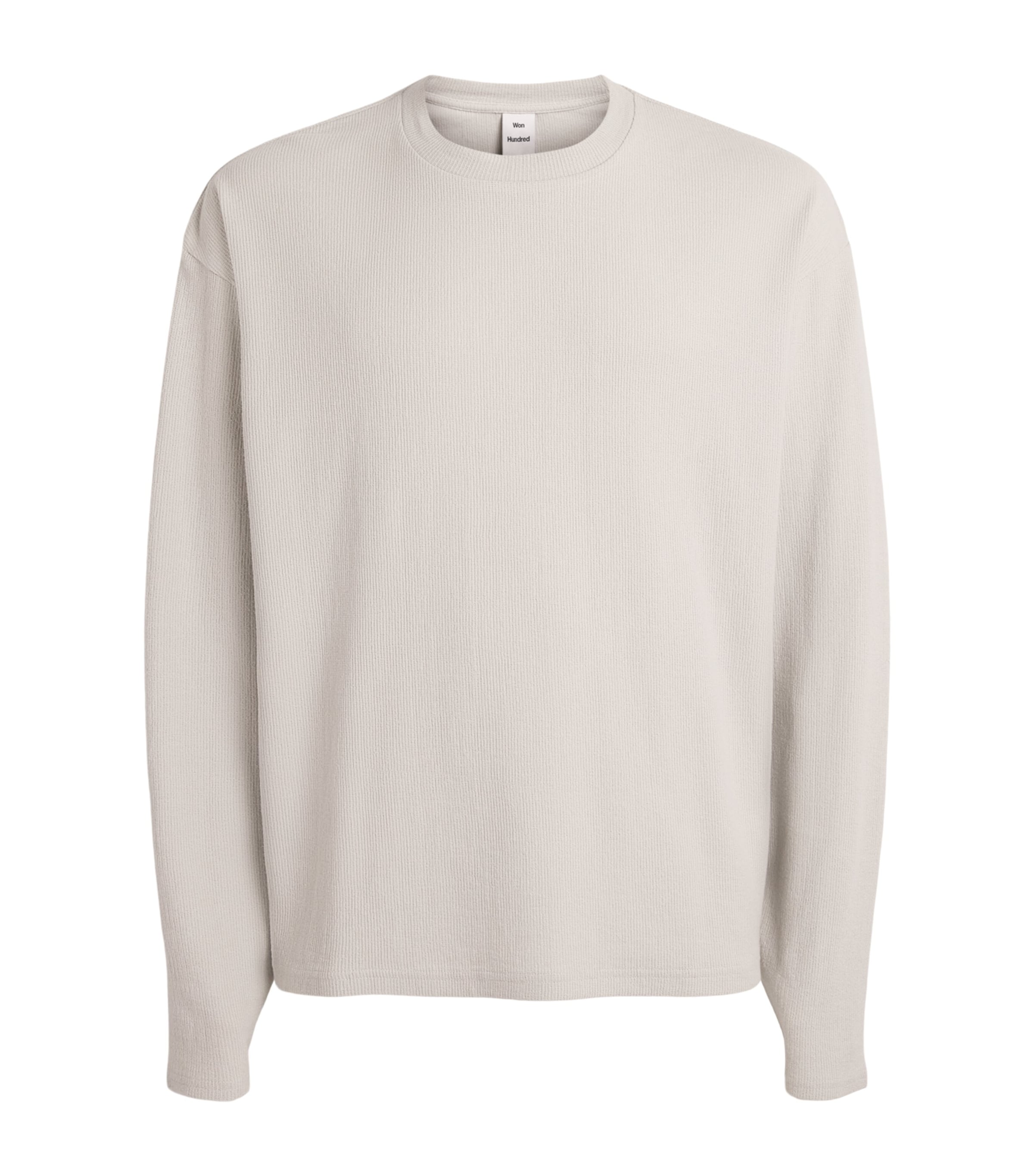 Won Hundred Mens Cotton Steven Long-Sleeve T-Shirt Dawn Blue