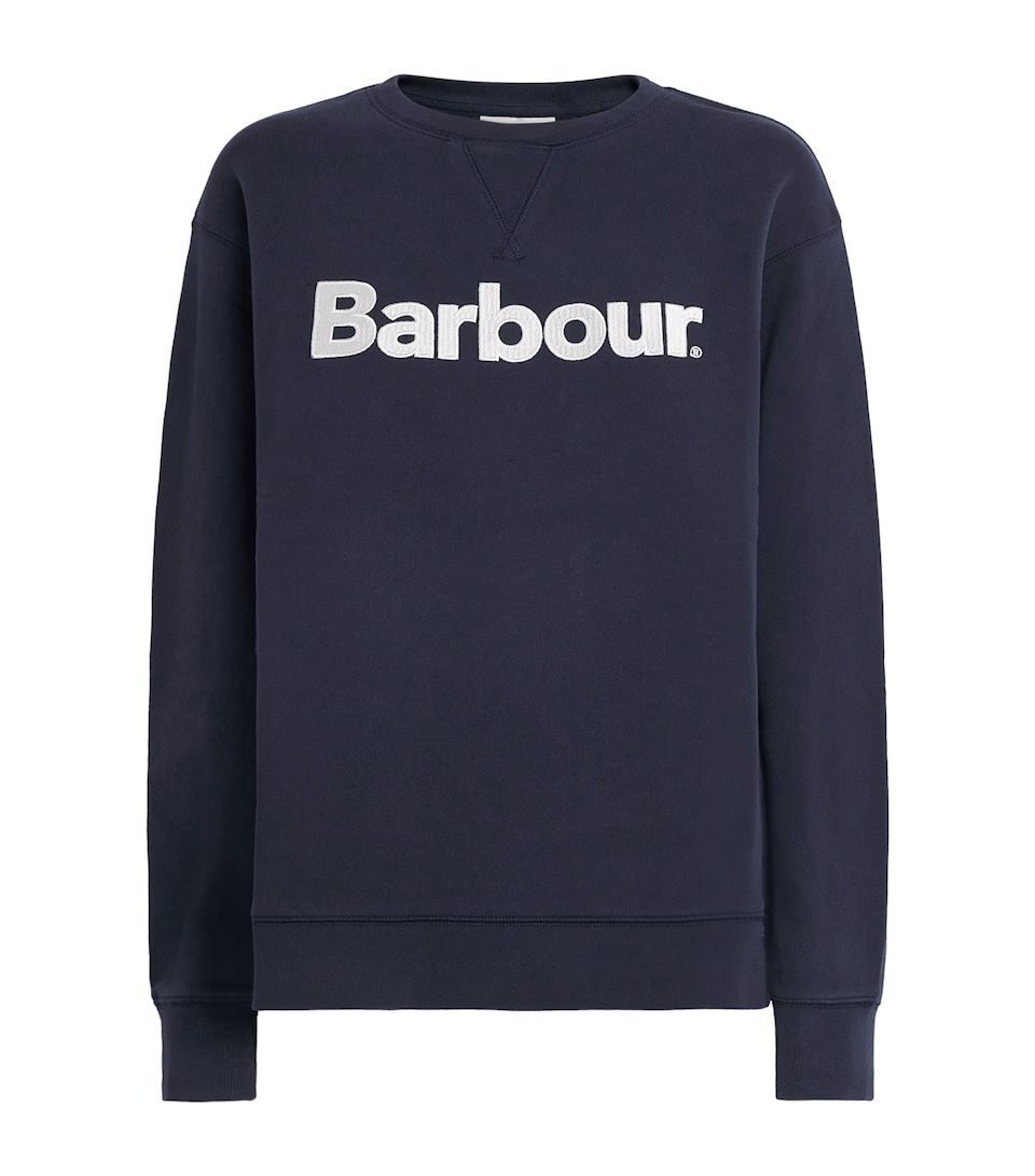 Barbour Cotton Hartland Sweatshirt Dark Navy