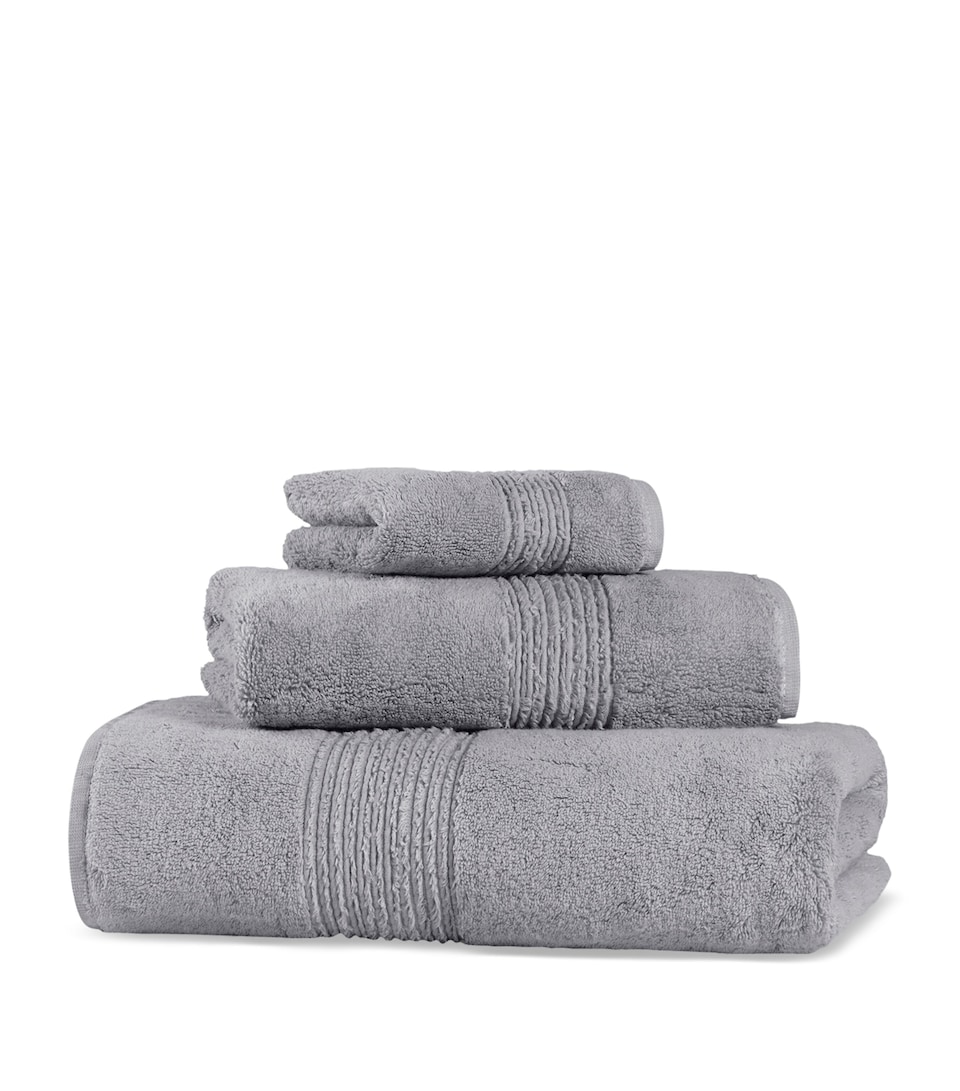 Hamam Organic Cotton Galata Bath Towel (70cm x 140cm) Dark Frost