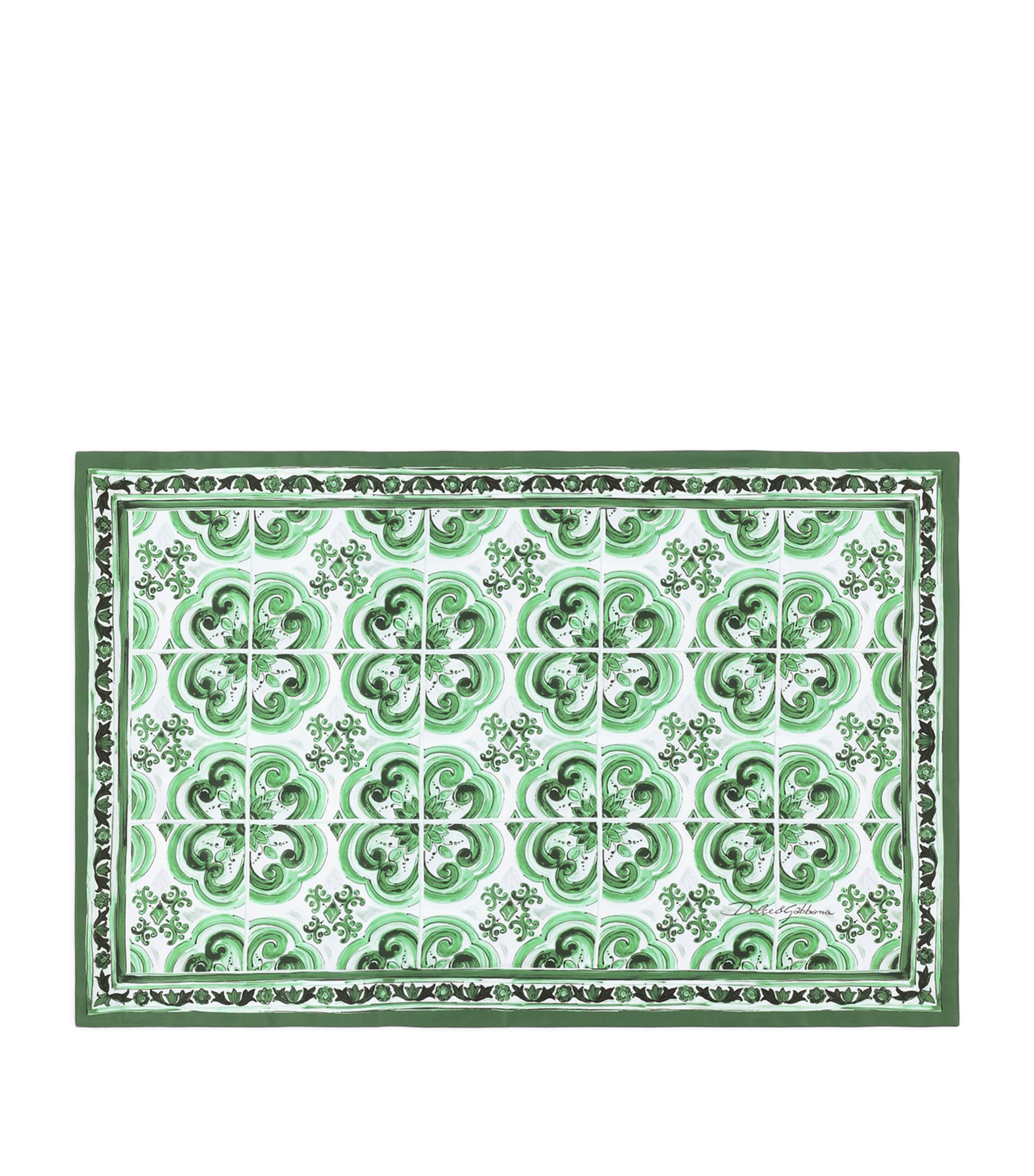 Set of 2 Cotton Majolica Pillowcases (60cm x 90cm)