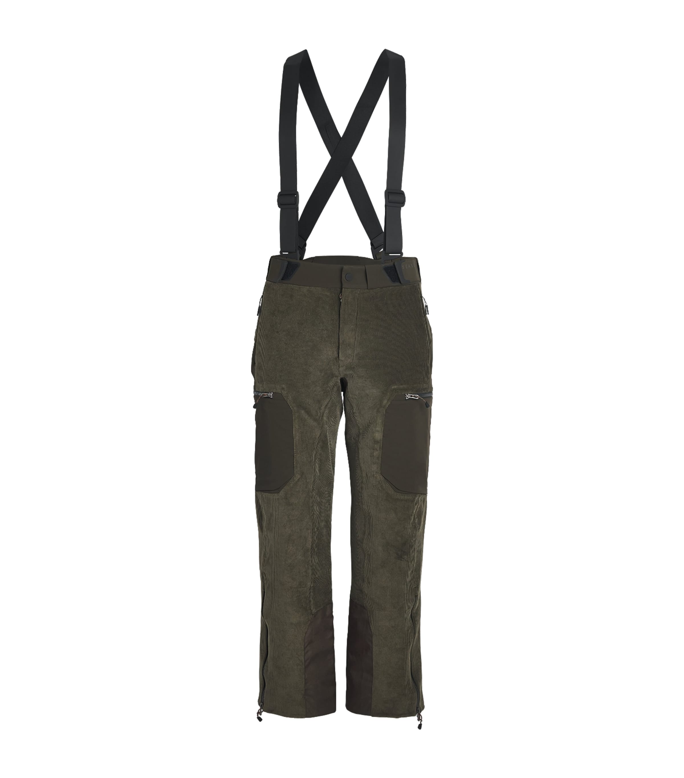 Sease Mens Corduroy Trace 2.0 Ski Trousers Bronze Olive