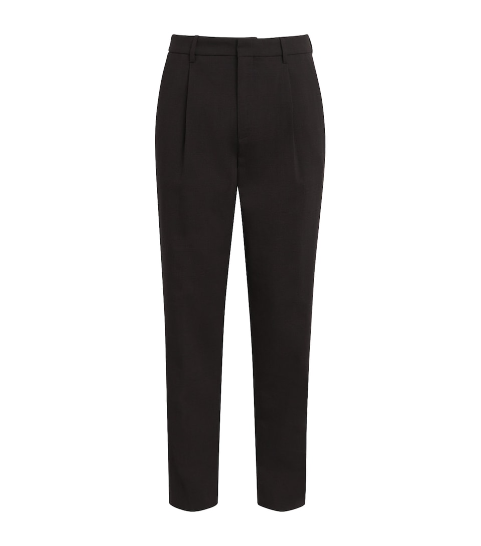 Barena Mens Wool Check Gazara Trousers Bruno