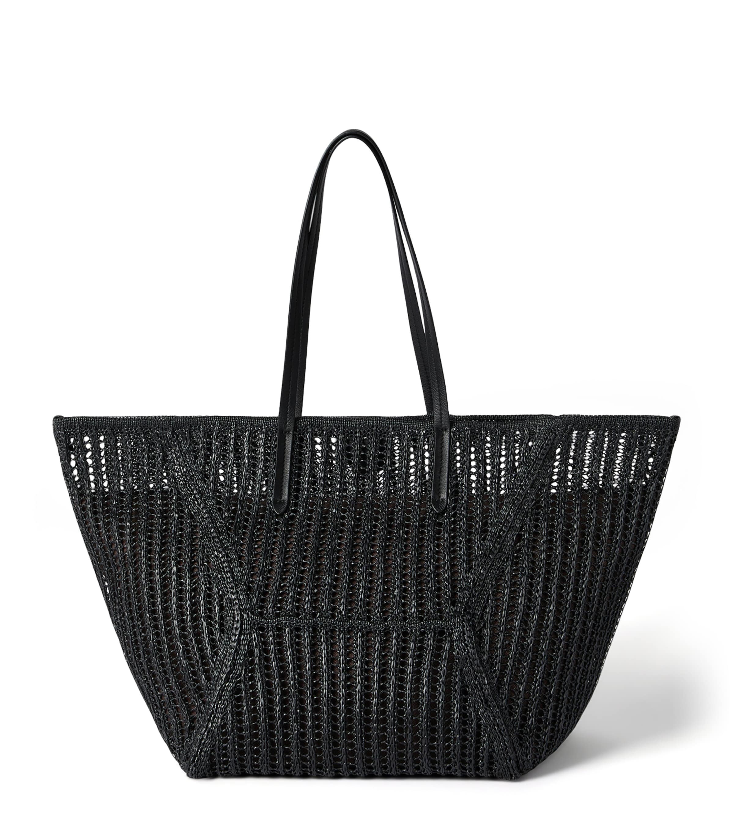 Brunello Cucinelli Techno Raffia Knit BC Duo Tote Bag