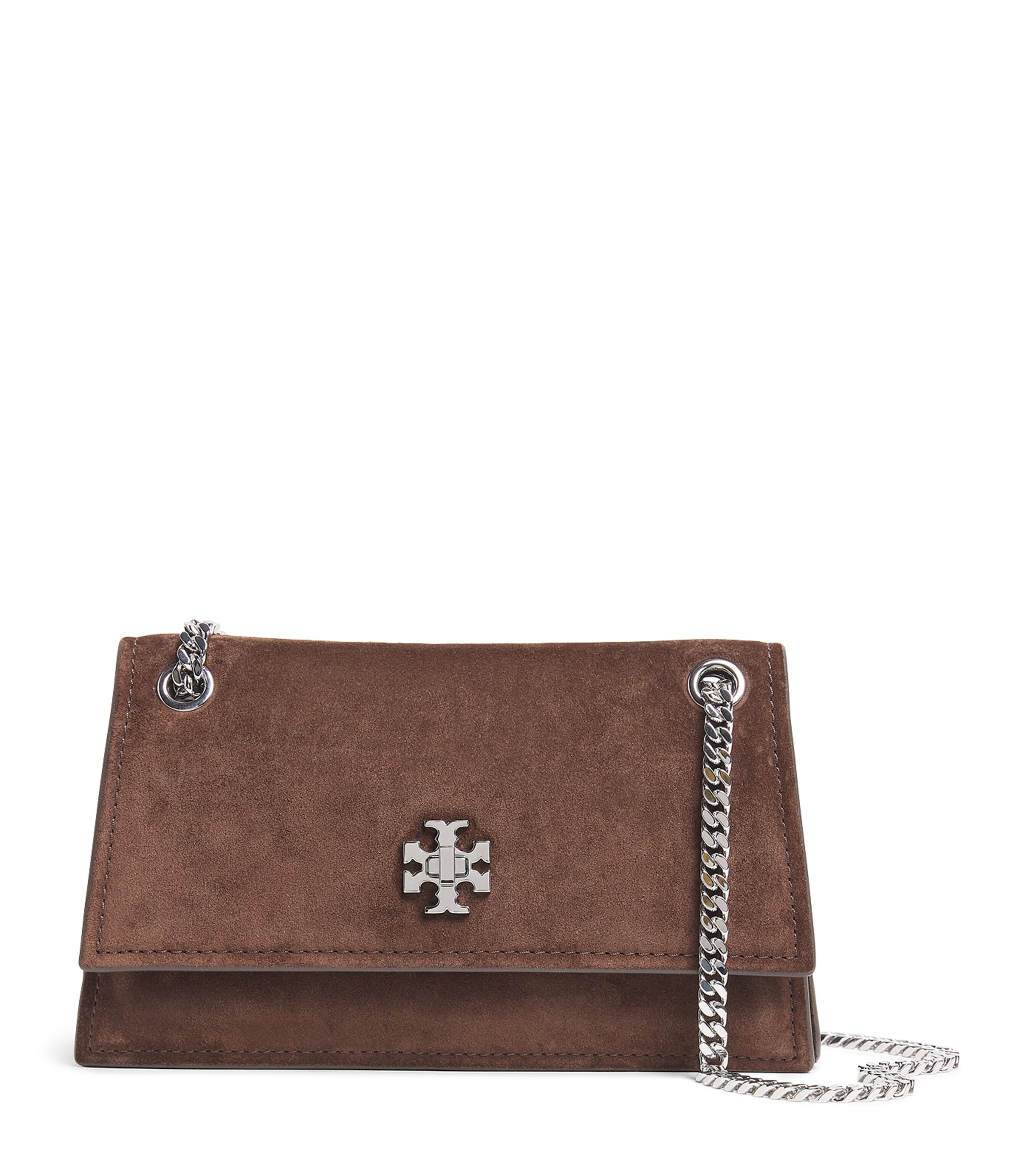 Mini Suede Kira Turnlock Shoulder Bag