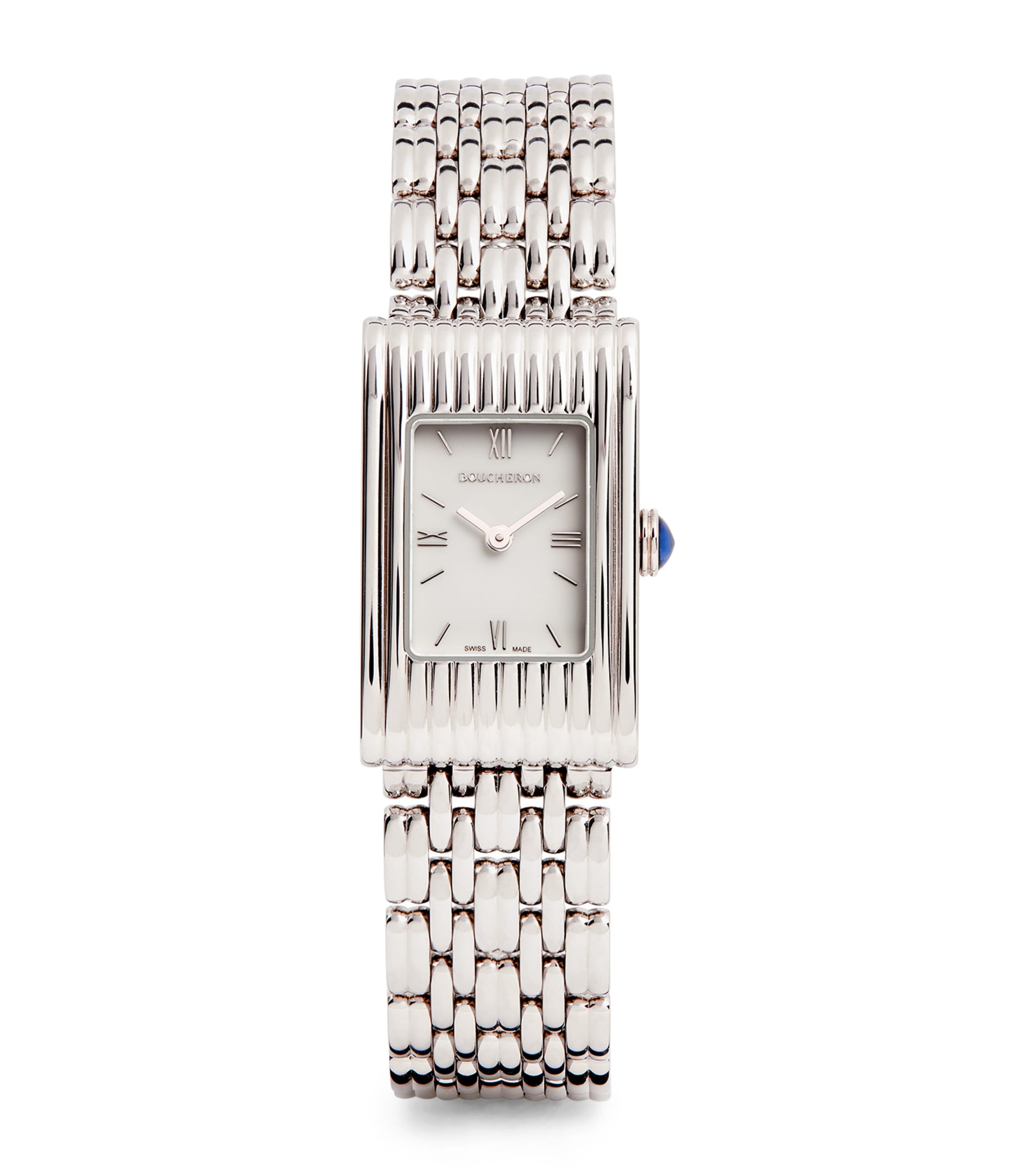 Boucheron Stainless Steel Reflet Watch 18mm White