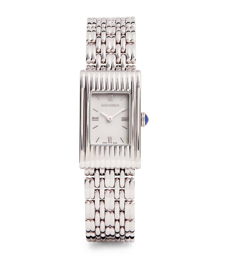 Boucheron Stainless Steel Reflet Watch 18mm White