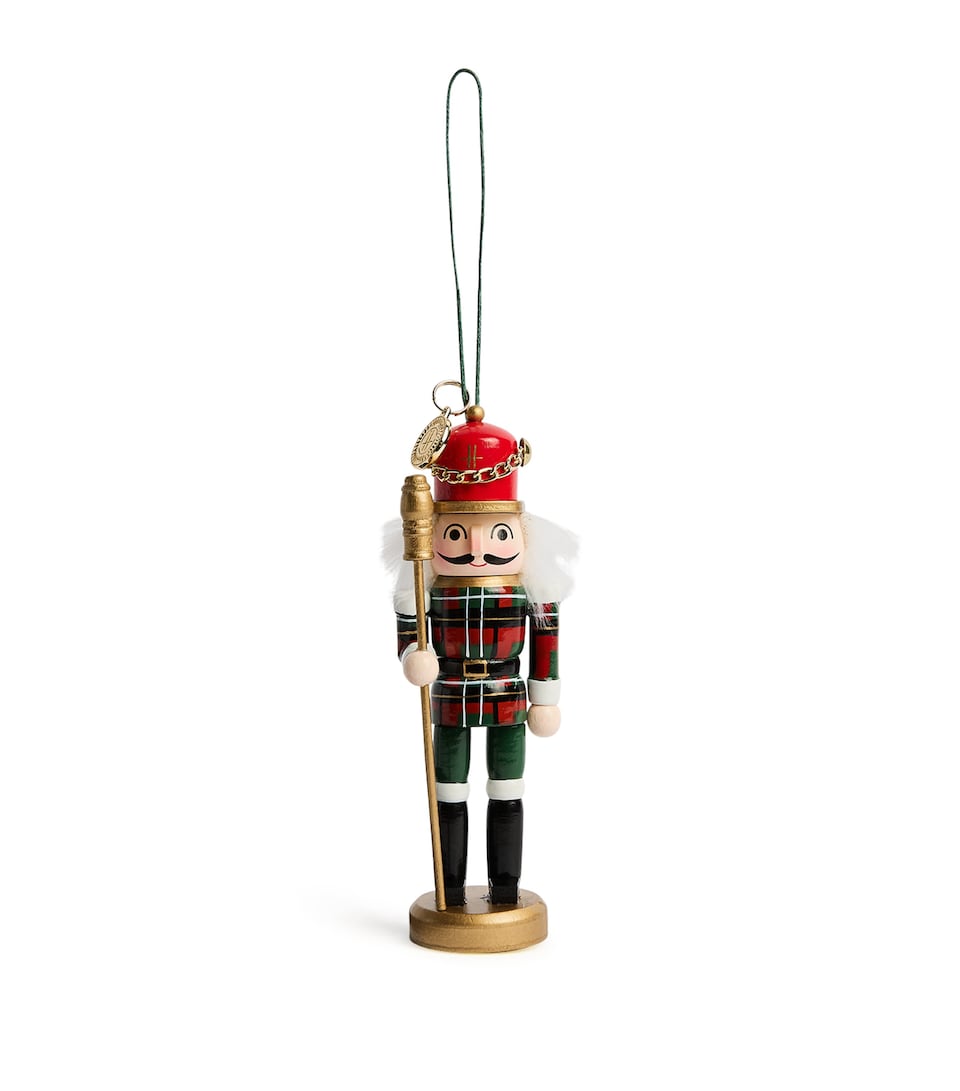 Harrods Tartan Nutcracker Tree Decoration