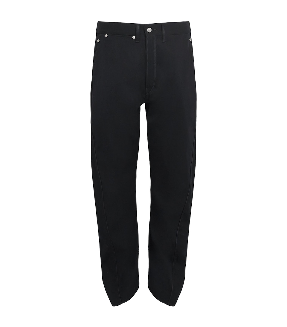 Junya Watanabe MAN Mens Wool Trousers Black