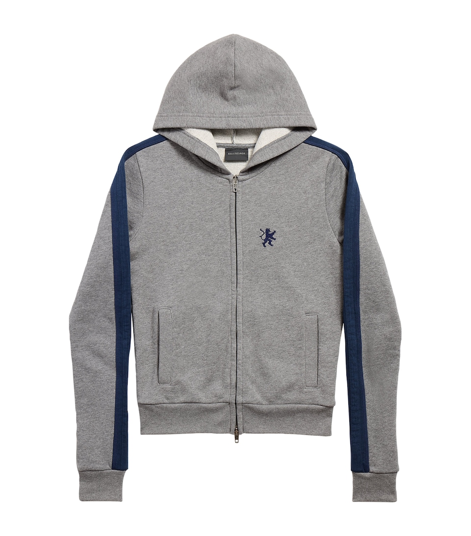 Cotton Lion Zip-Up Hoodie