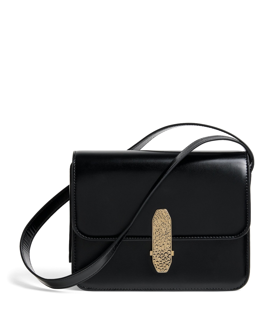 Leather Flap Cross-Body Bag