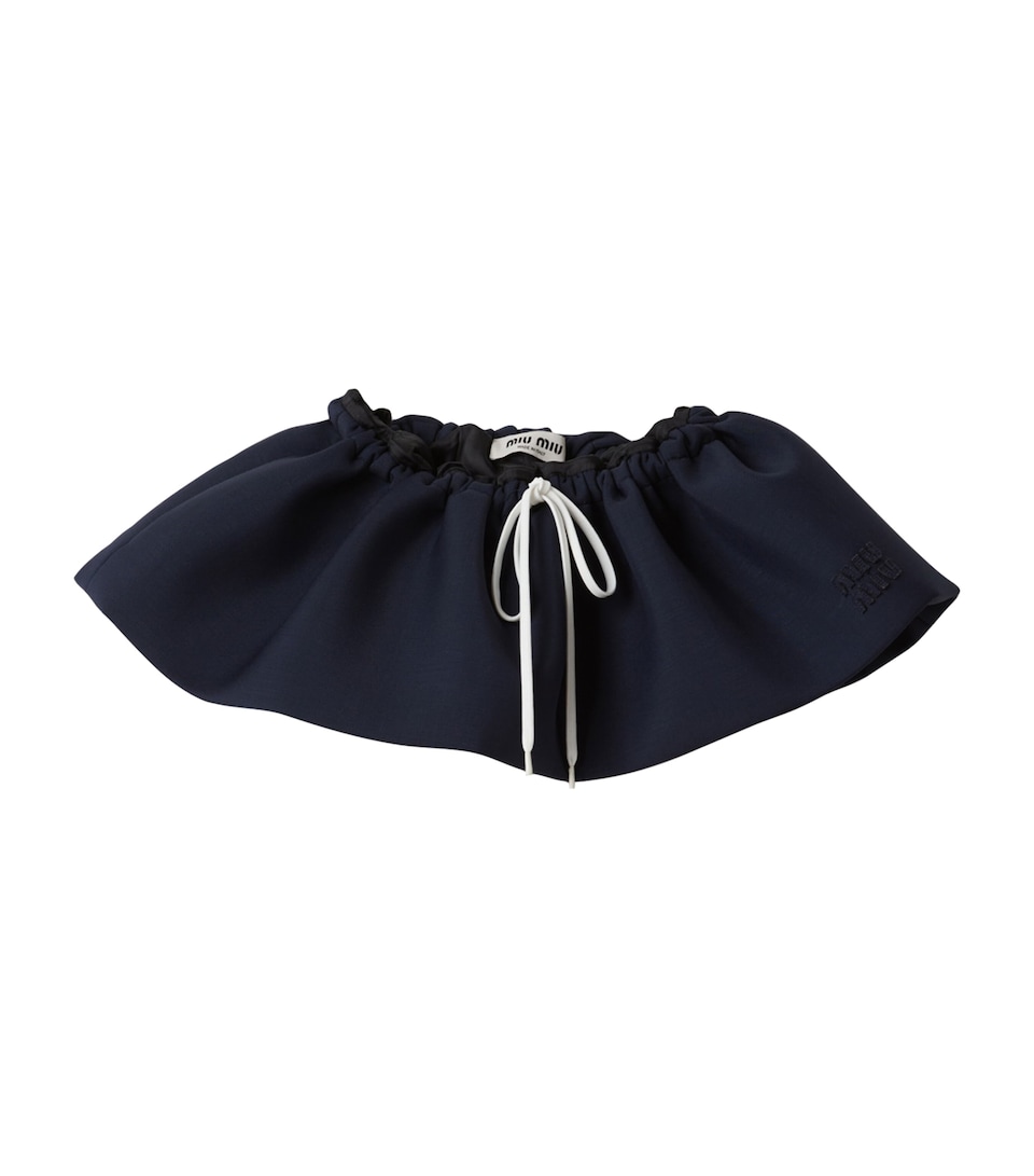 Wool Mini Skirt