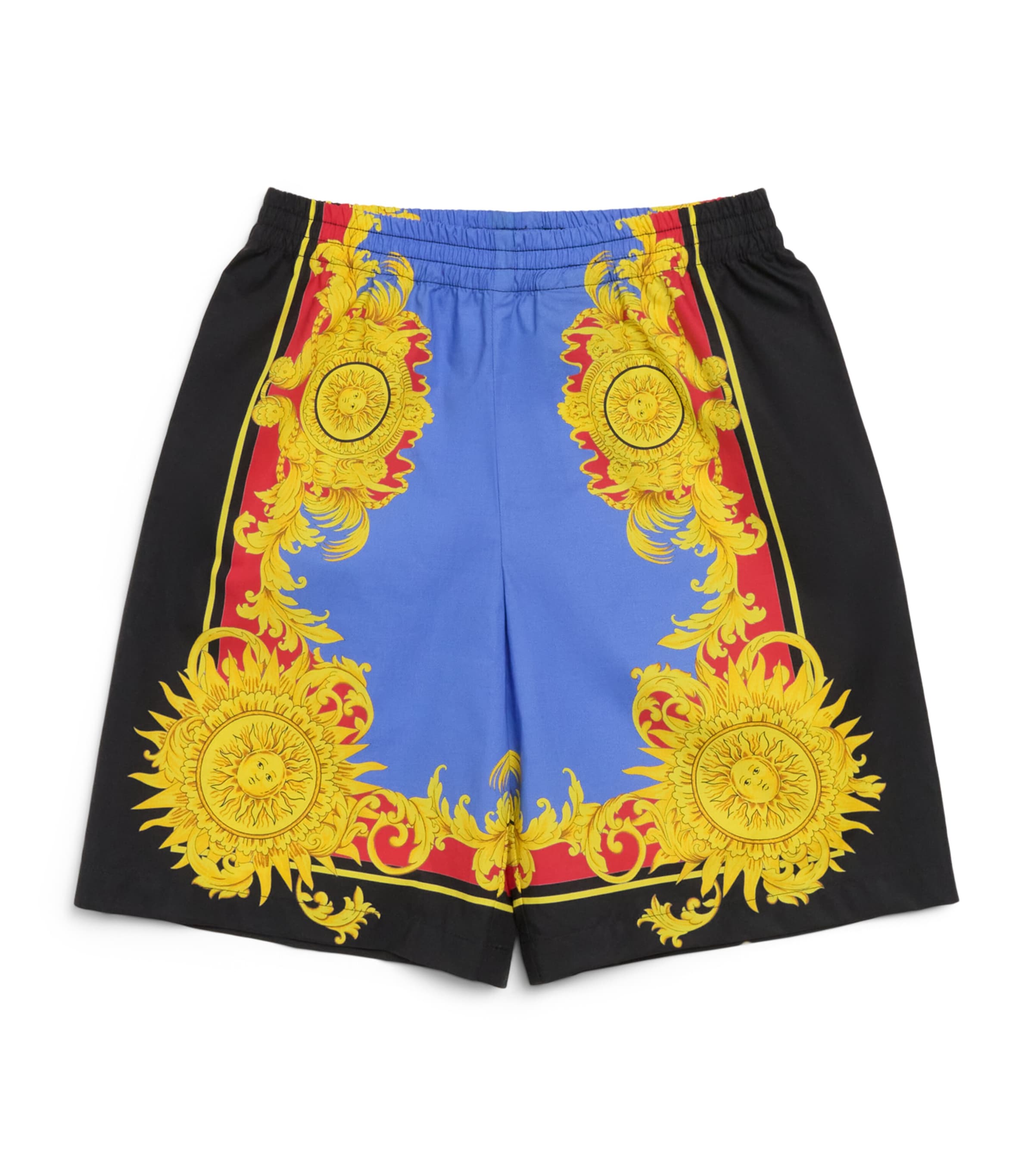 Versace Kids Cotton Poplin The Sun Shorts (4-14 Years)