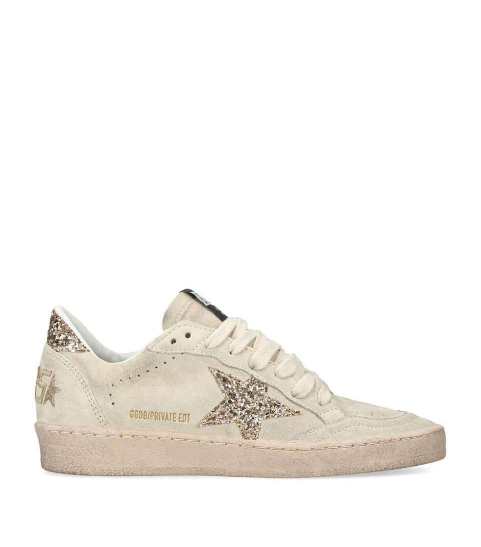 Golden Goose Suede Ball Star Sneakers Beige Oth