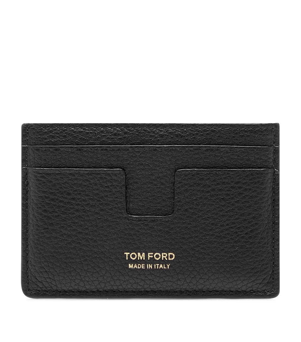 Leather T-Line Card Holder