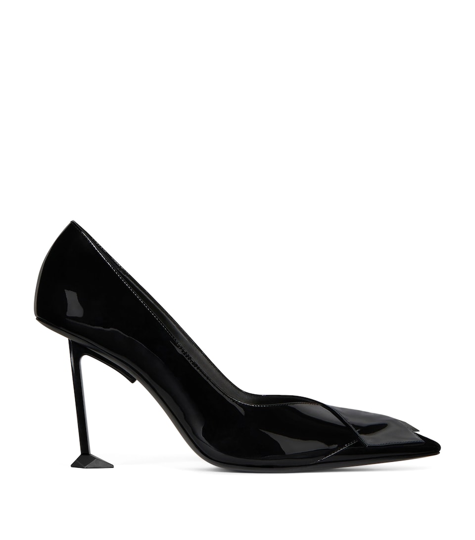 Givenchy Leather Boudoir Fold Pumps 95 Black