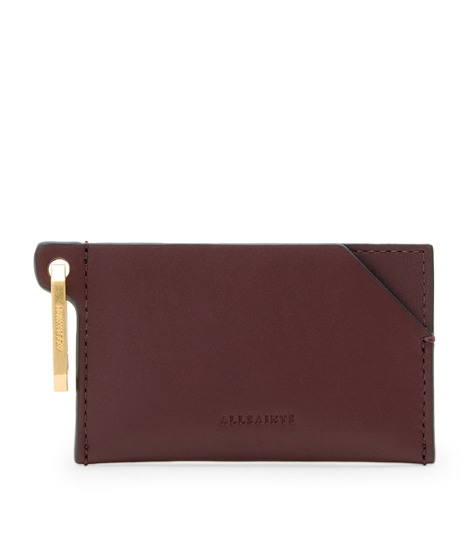 Leather Hex Card Holder