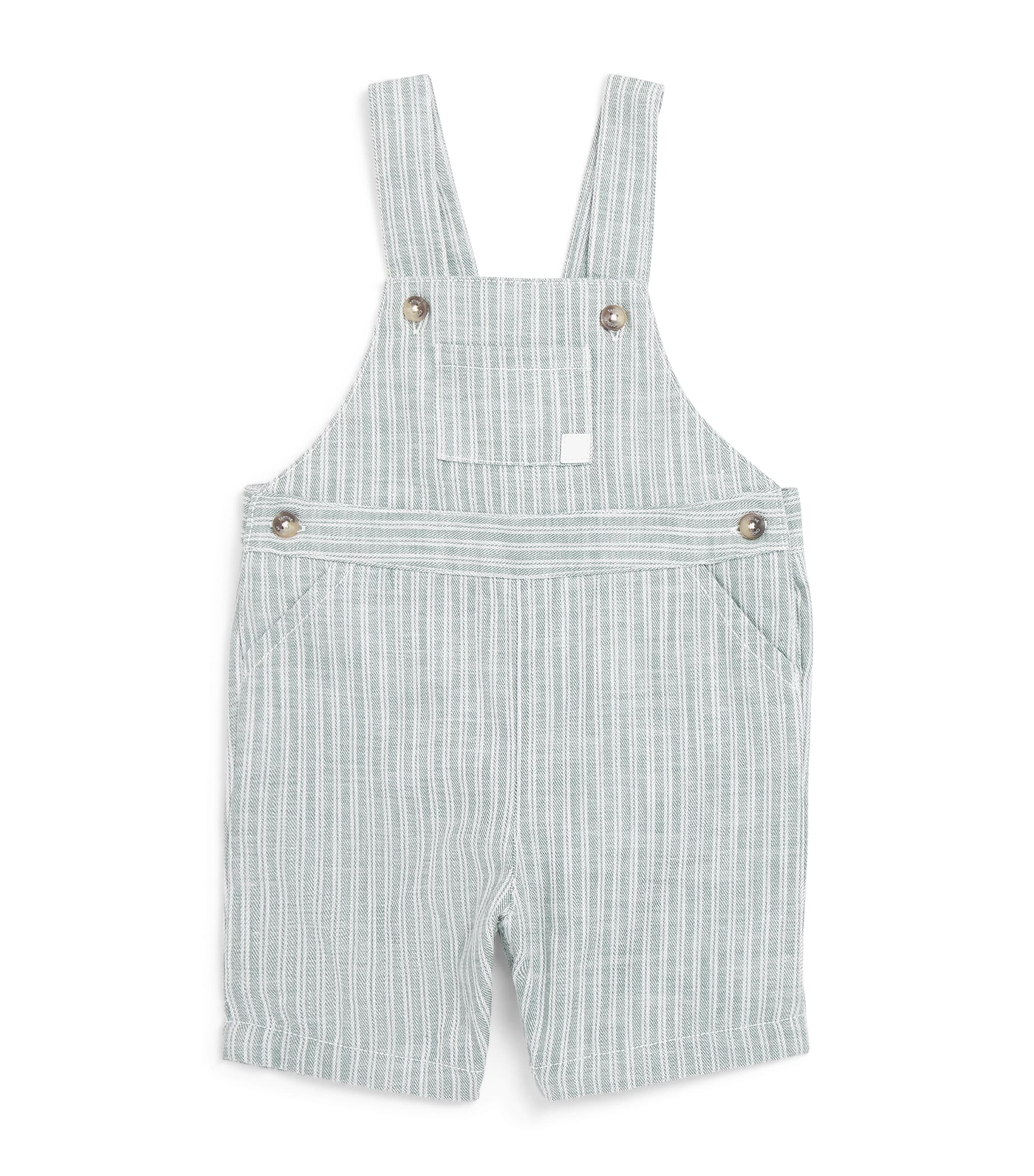 Cotton Stripe Dungarees (3-36 Months)