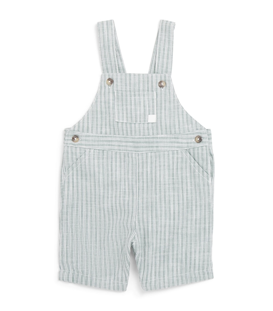 Cotton Stripe Dungarees (3-36 Months)
