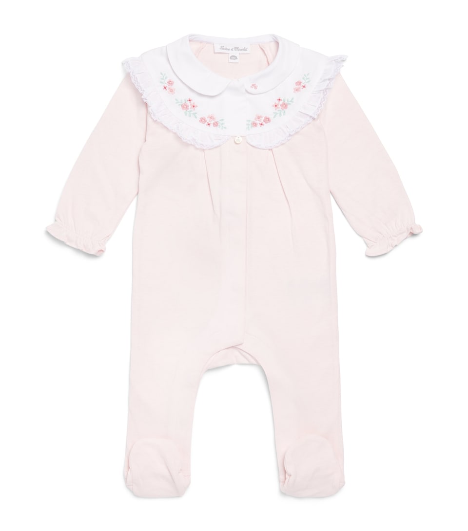 Tartine et Chocolat Embroidered Collar All-In-One (0 Months-2 Years) Light Pink