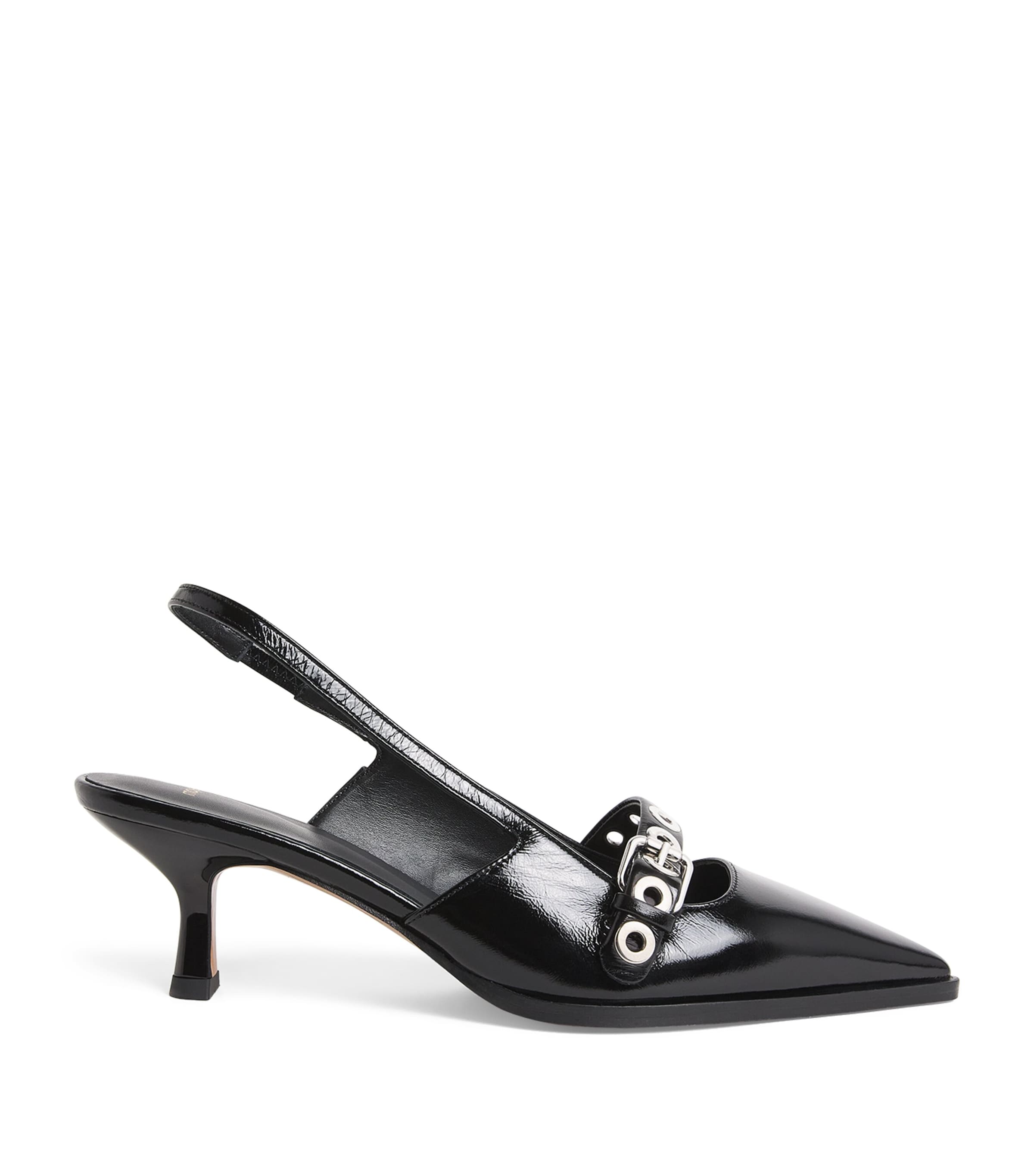 Patent Leather Buckled Pumps 30