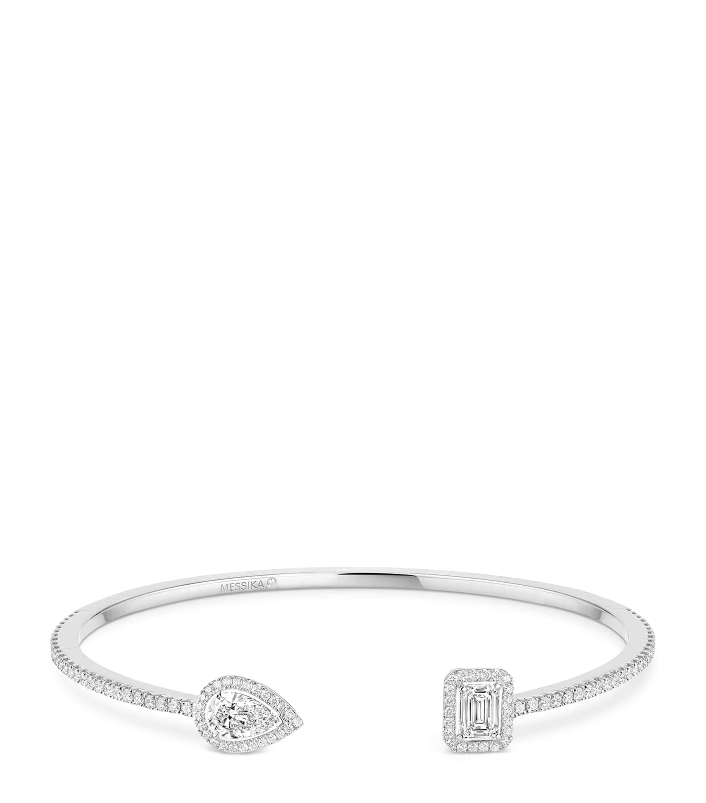Messika My Twin White Gold and Diamond Bangle (1.40ct) White Gold