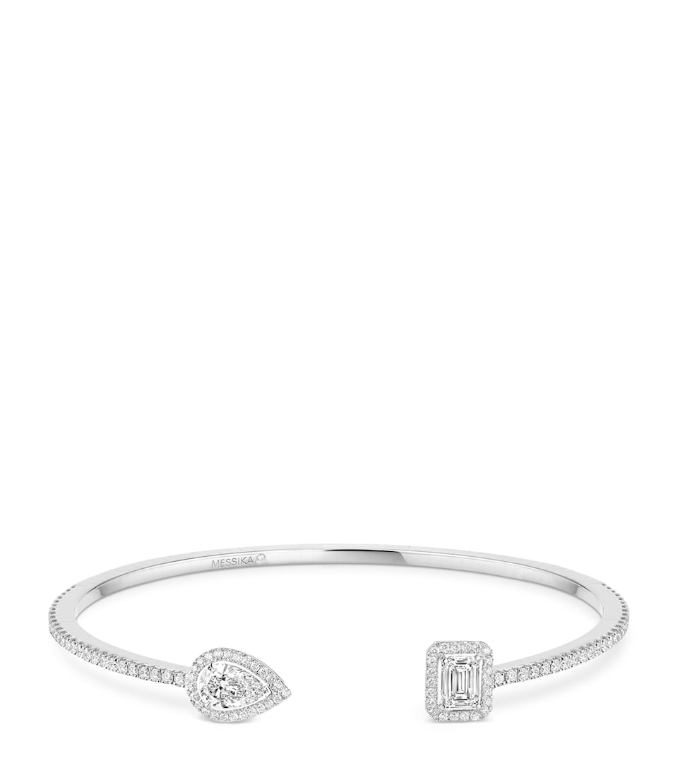 Messika My Twin White Gold and Diamond Bangle White Gold