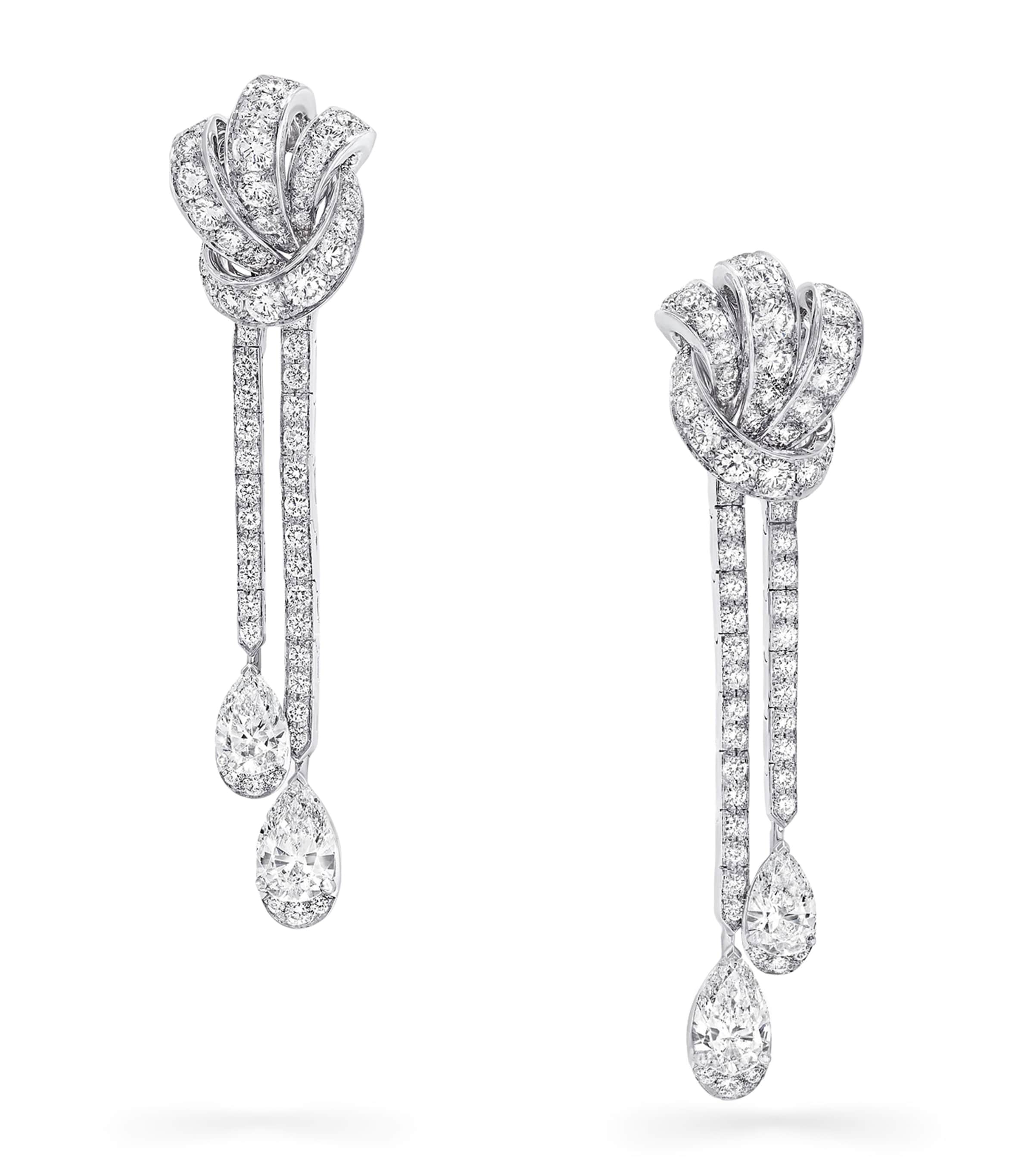 White Gold and Diamond Tilda’s Bow Earrings
