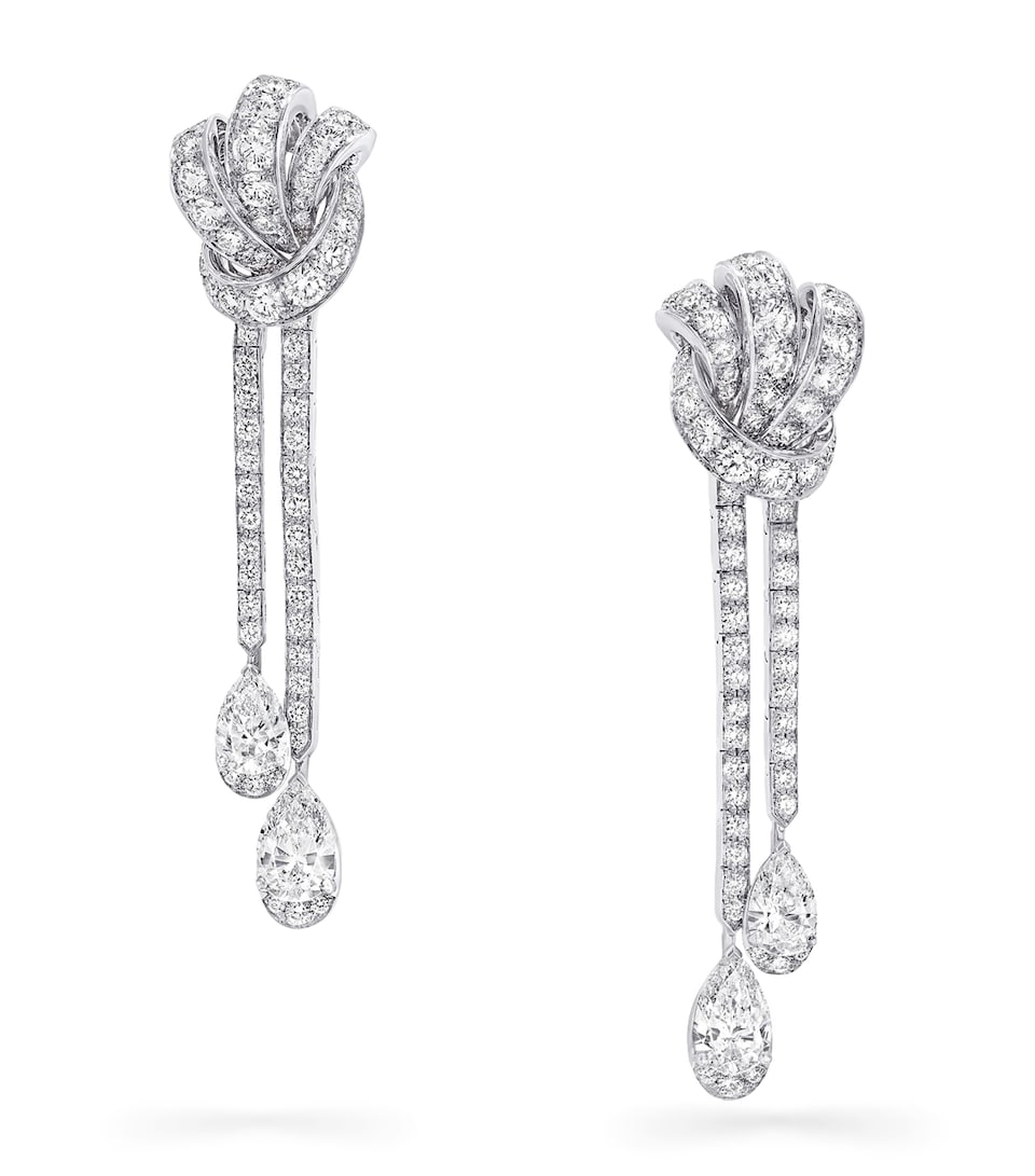 White Gold and Diamond Tilda’s Bow Earrings