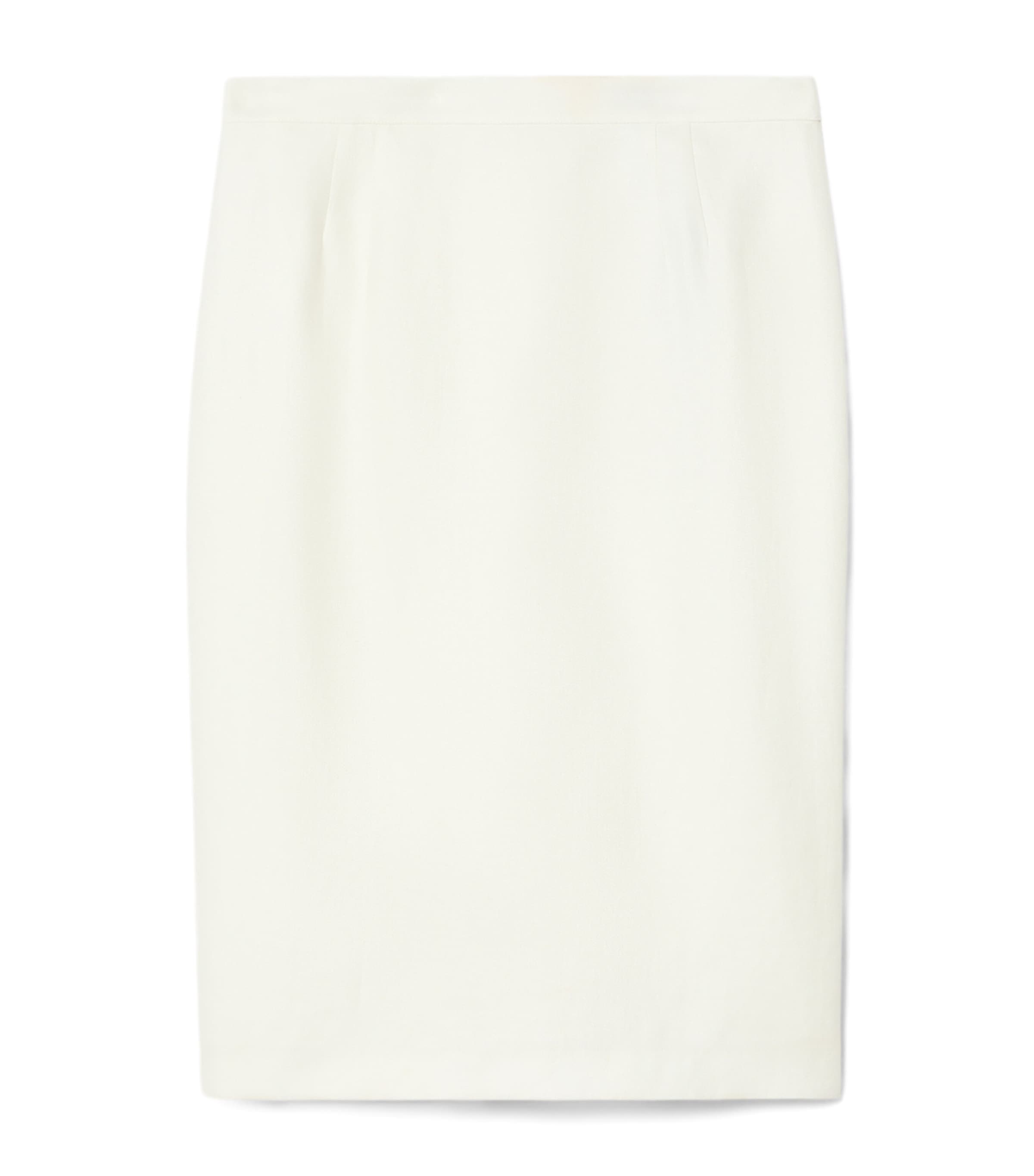 Marina Rinaldi Womens Linen Pencil Midi Skirt White