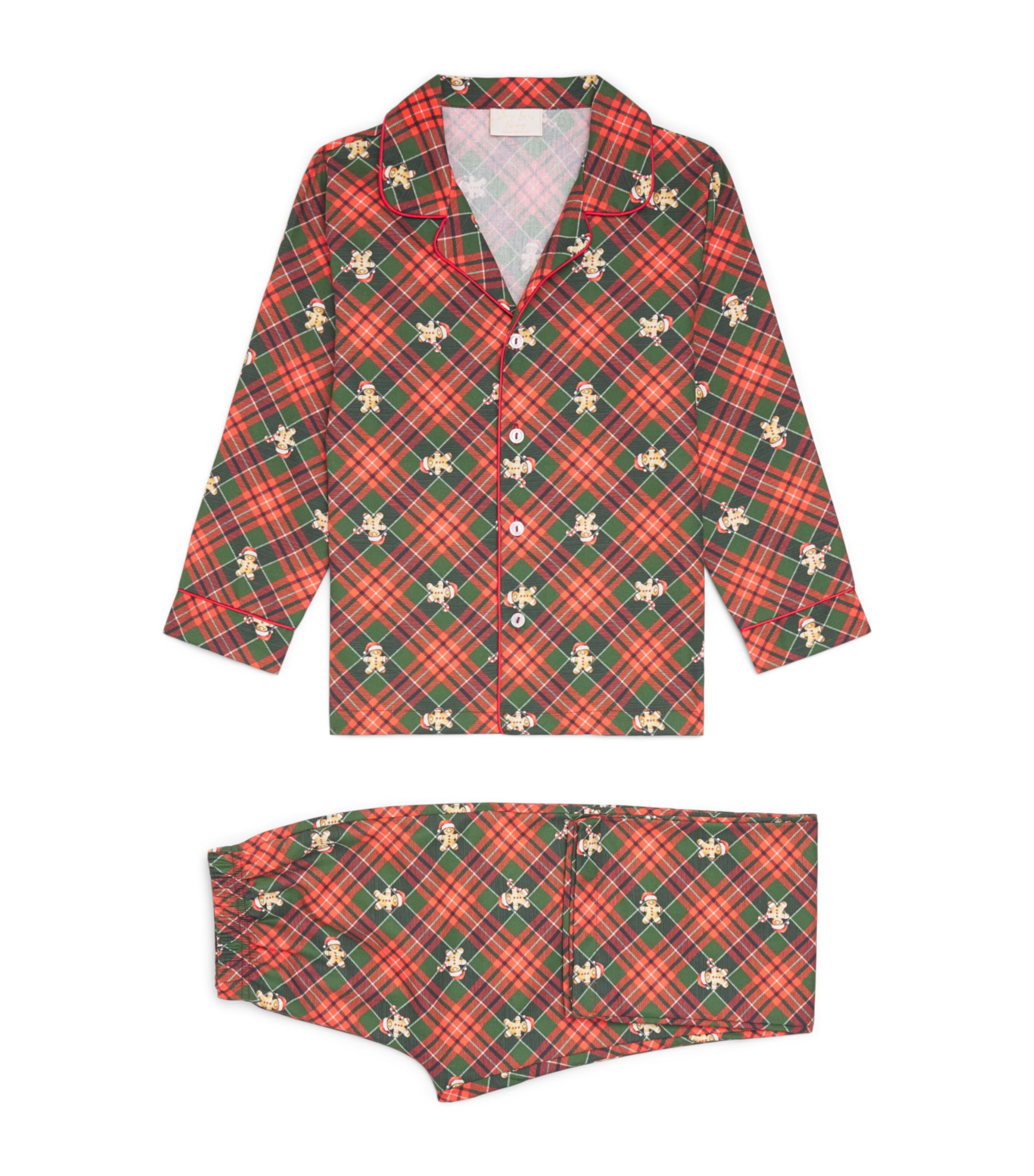 Story Loris Festive Tartan Print Pyjama Set (3-14 Years)