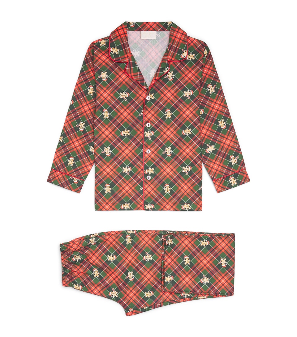 Story Loris Festive Tartan Print Pyjama Set (3-14 Years)