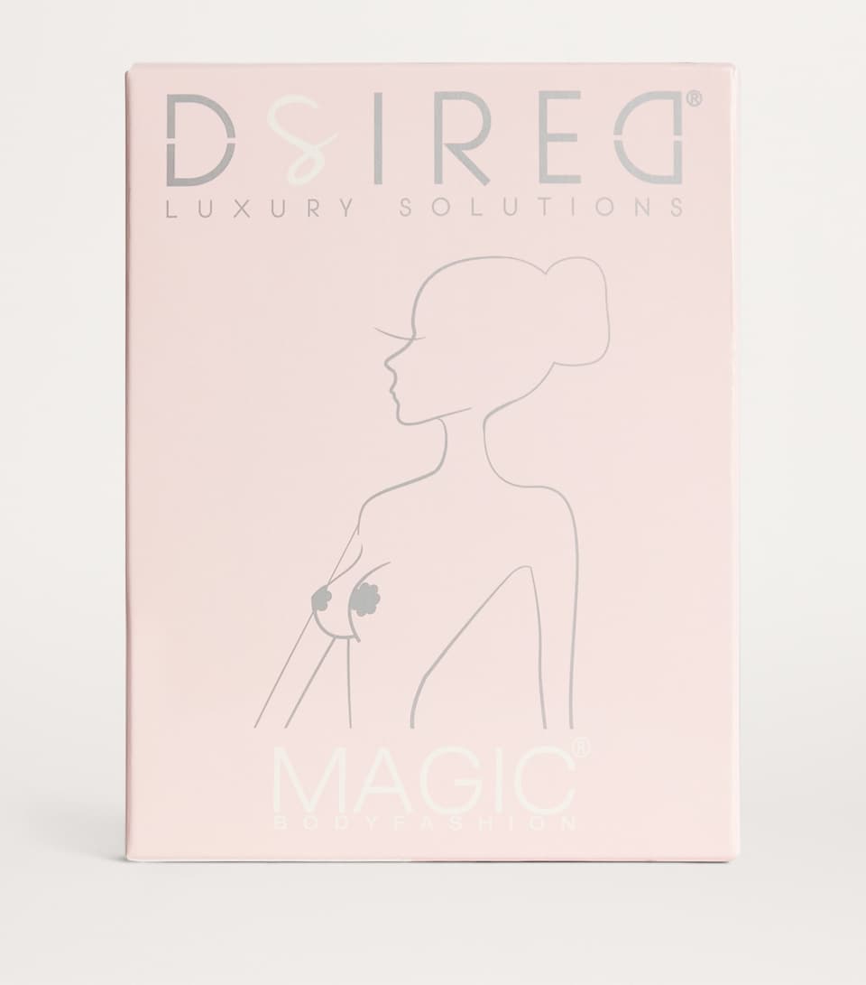 Dsired Womens Silicone Adhesive Covers Black
