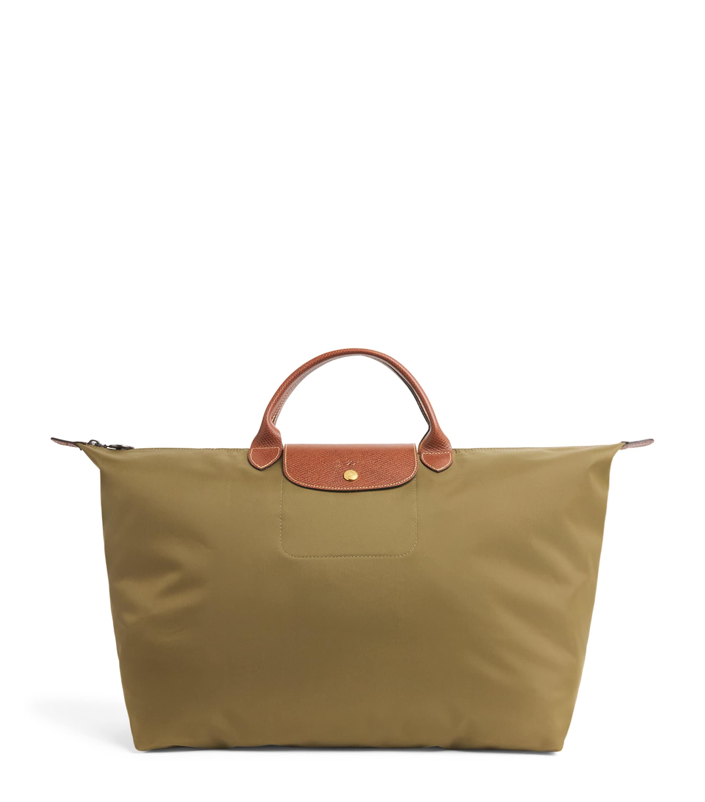Longchamp Large Le Pliage Original Travel Bag Olive