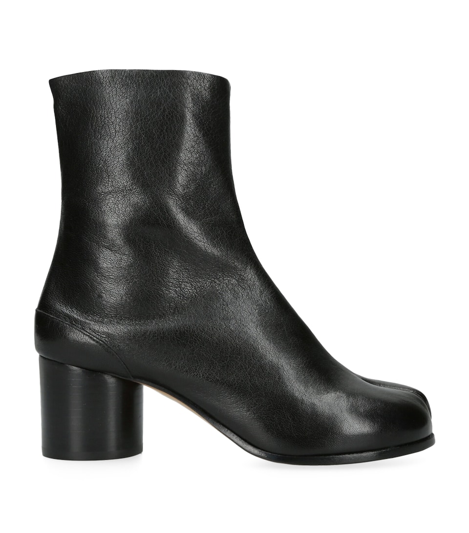 Maison Margiela Leather Tabi Boots 60 Black