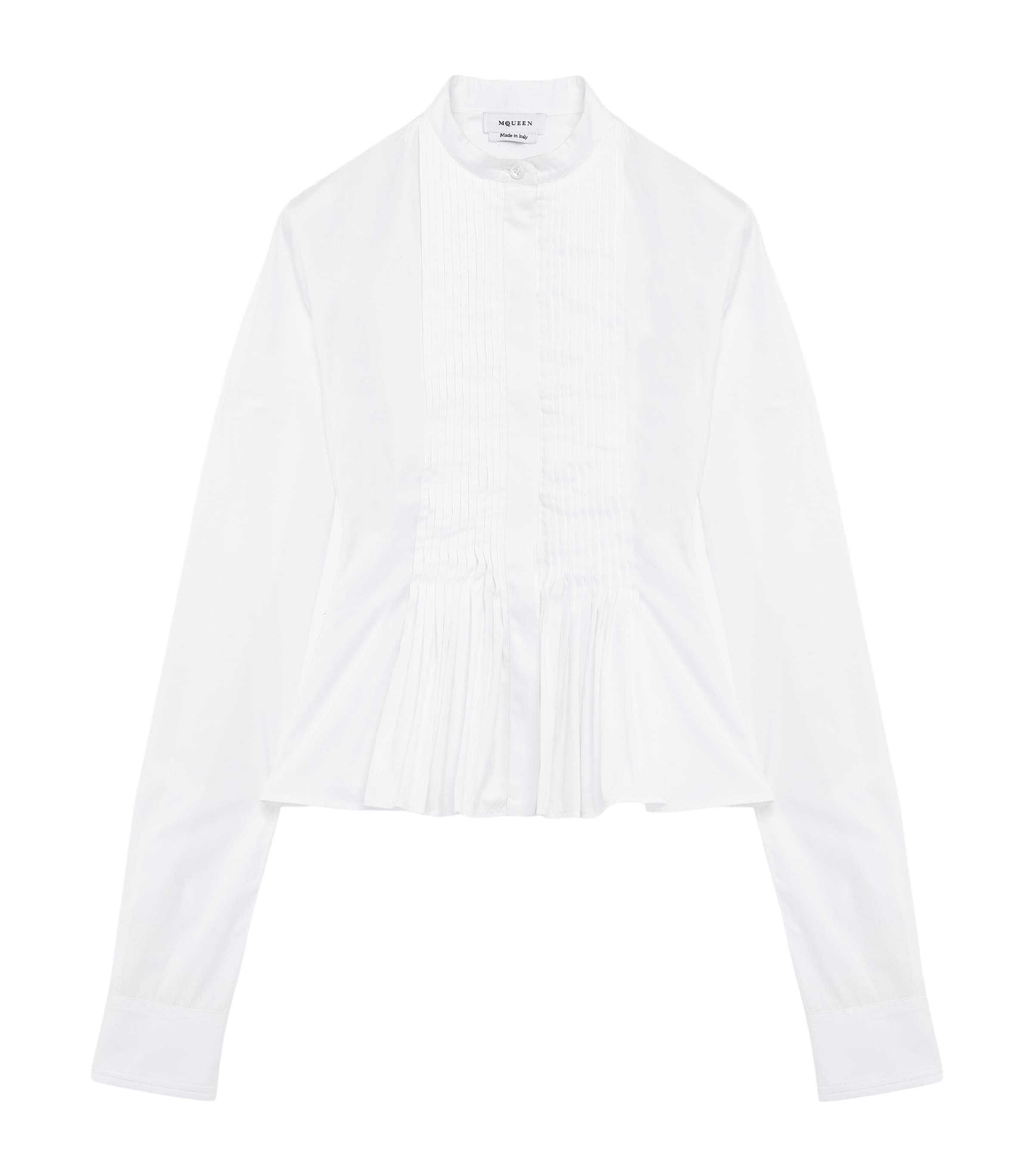 Cotton Pleated Blouse